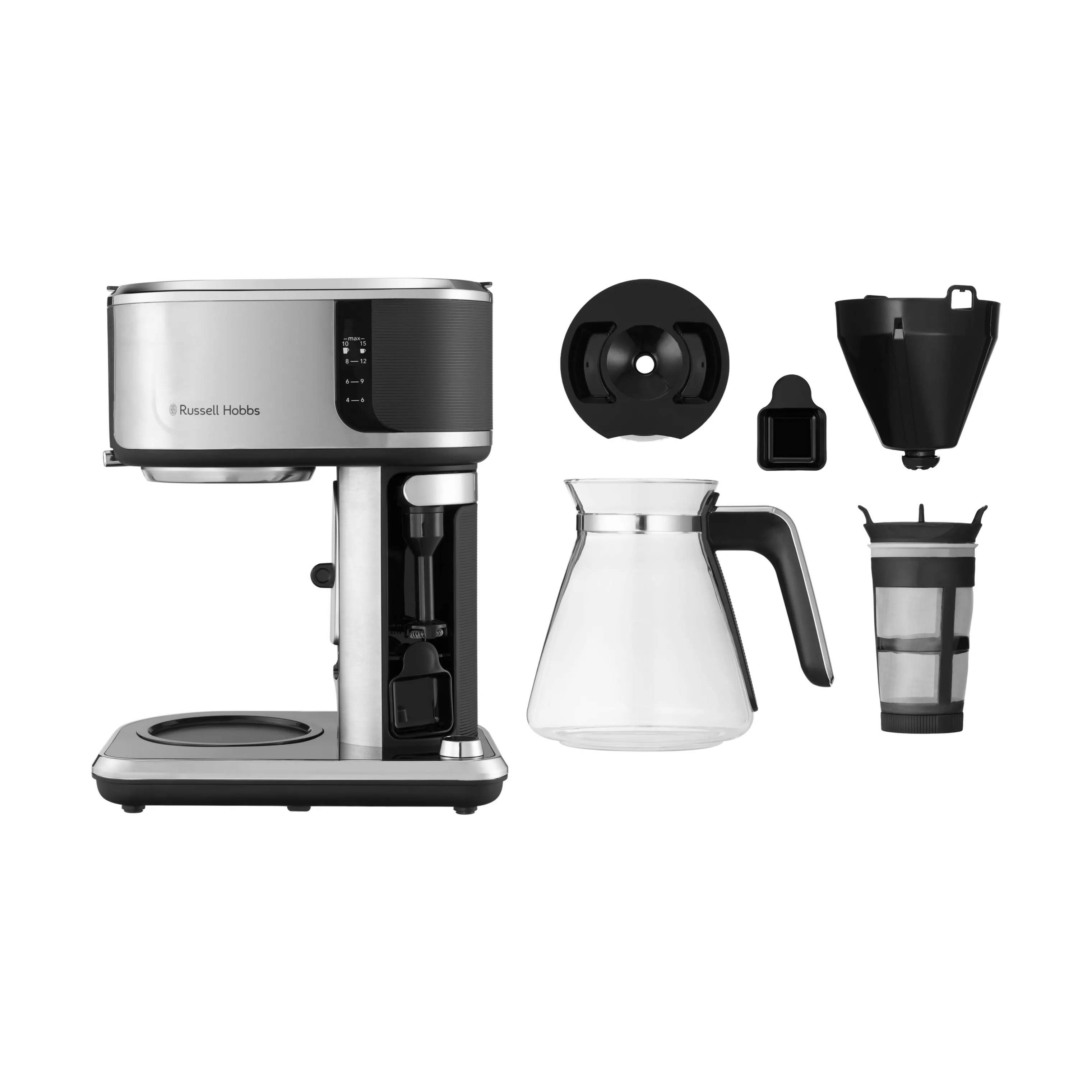 Russell Hobbs Kaffemaskiner Attentiv Kaffemaskine i Sølvfarvet, 5