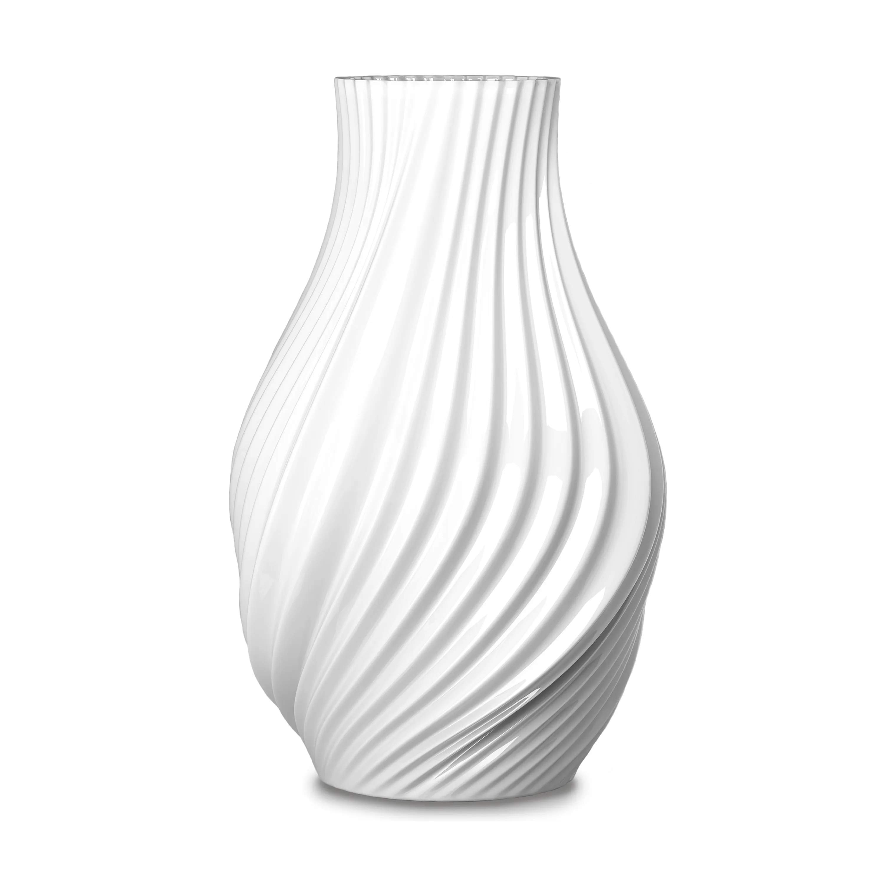 Twist Vase, hvid, large
