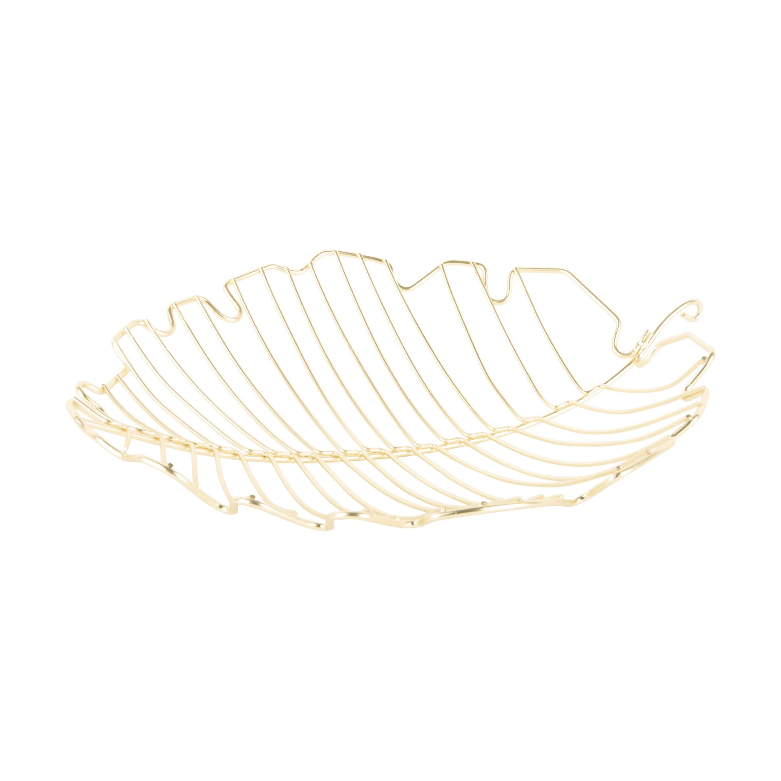Serveringsskåle Leaf Skål i Messing, 28 cm, 1