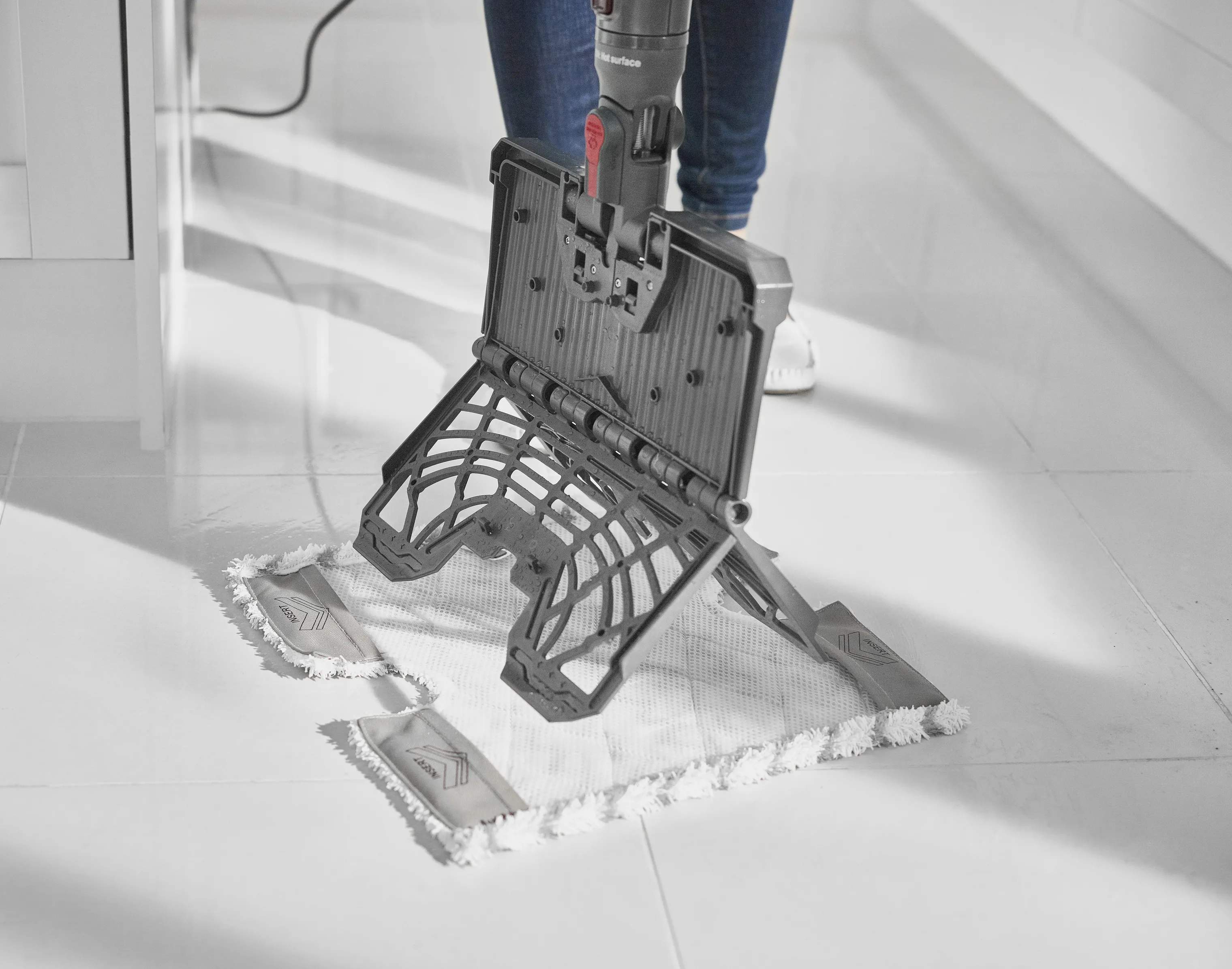 Shark Dampmopper Dirt Pads Moppepude - 2 stk. i Hvid, 2