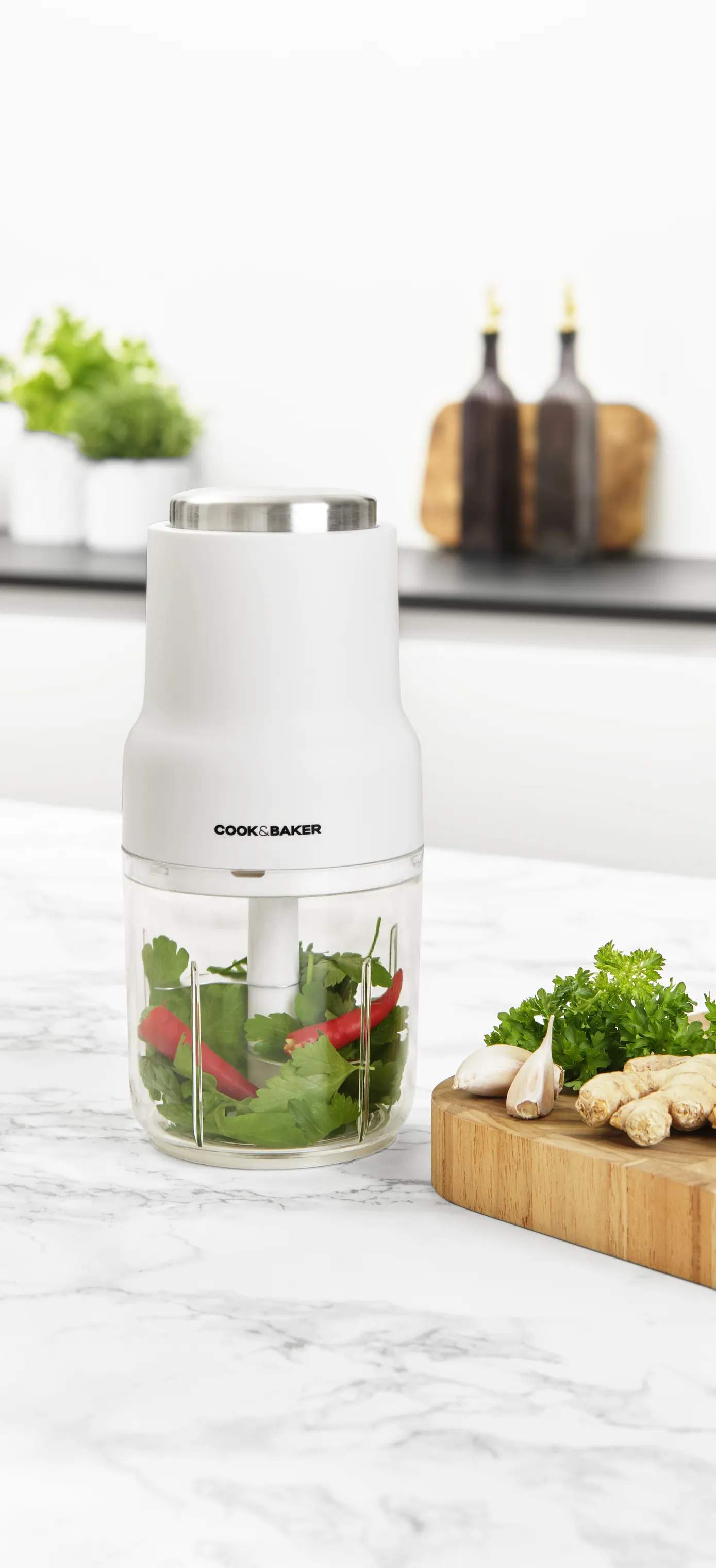 Cook & Baker Minihakkere Minihakker i hvid, 2