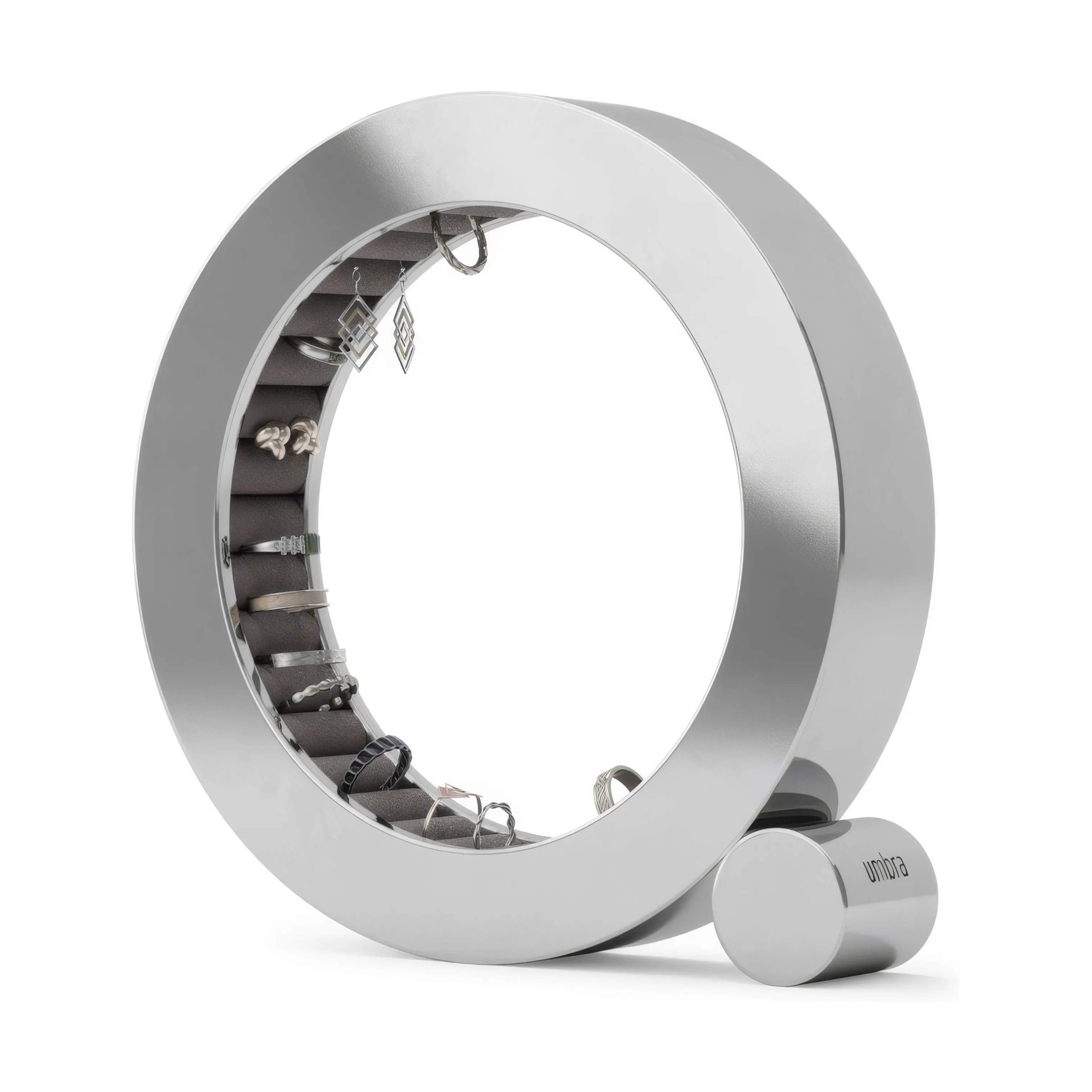 Umbra Småopbevaring Ferris Smykkehjul i chrome, 1