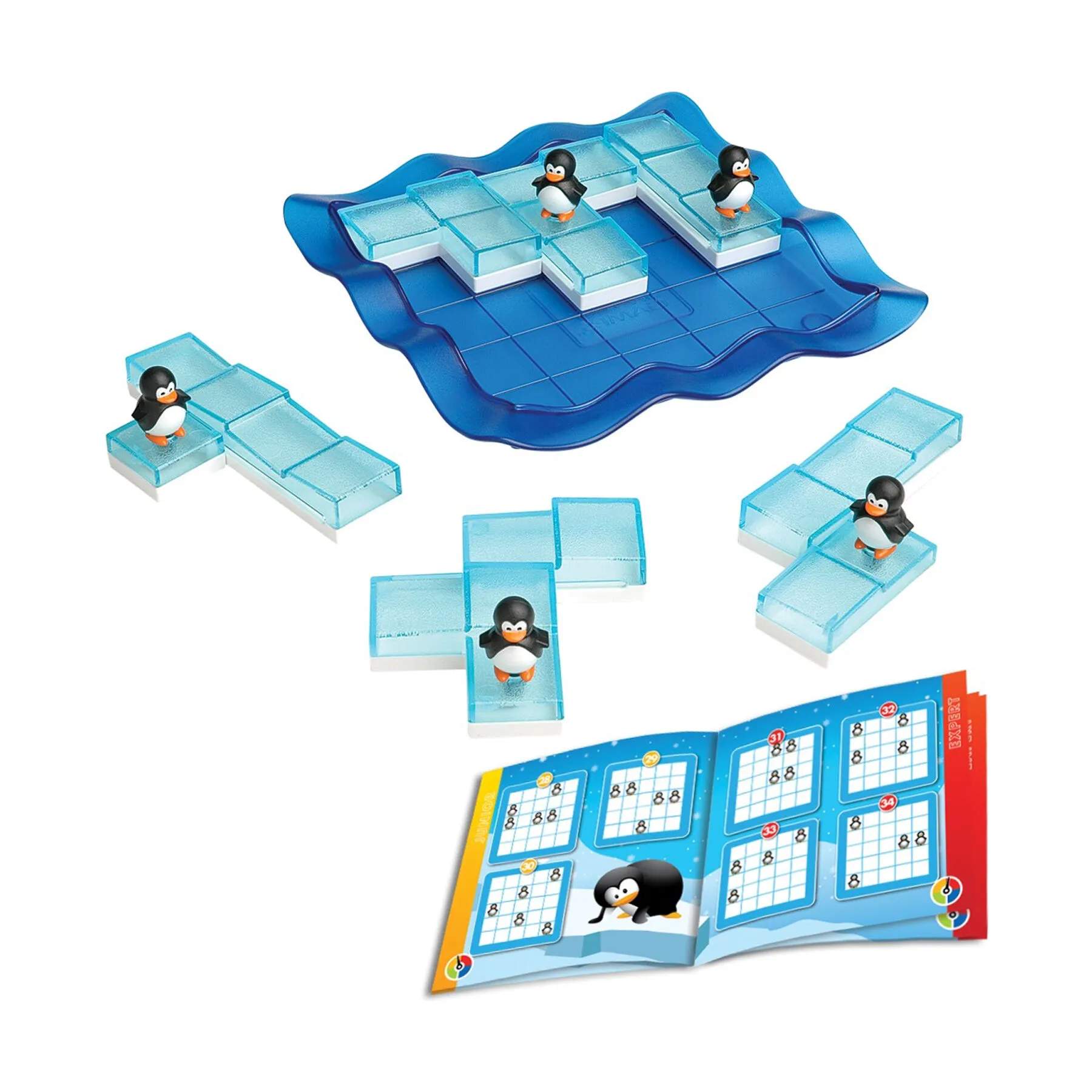 Spilbræt Spil Brætspil - Smartgames Penguins on Ice i Multifarvet, 3