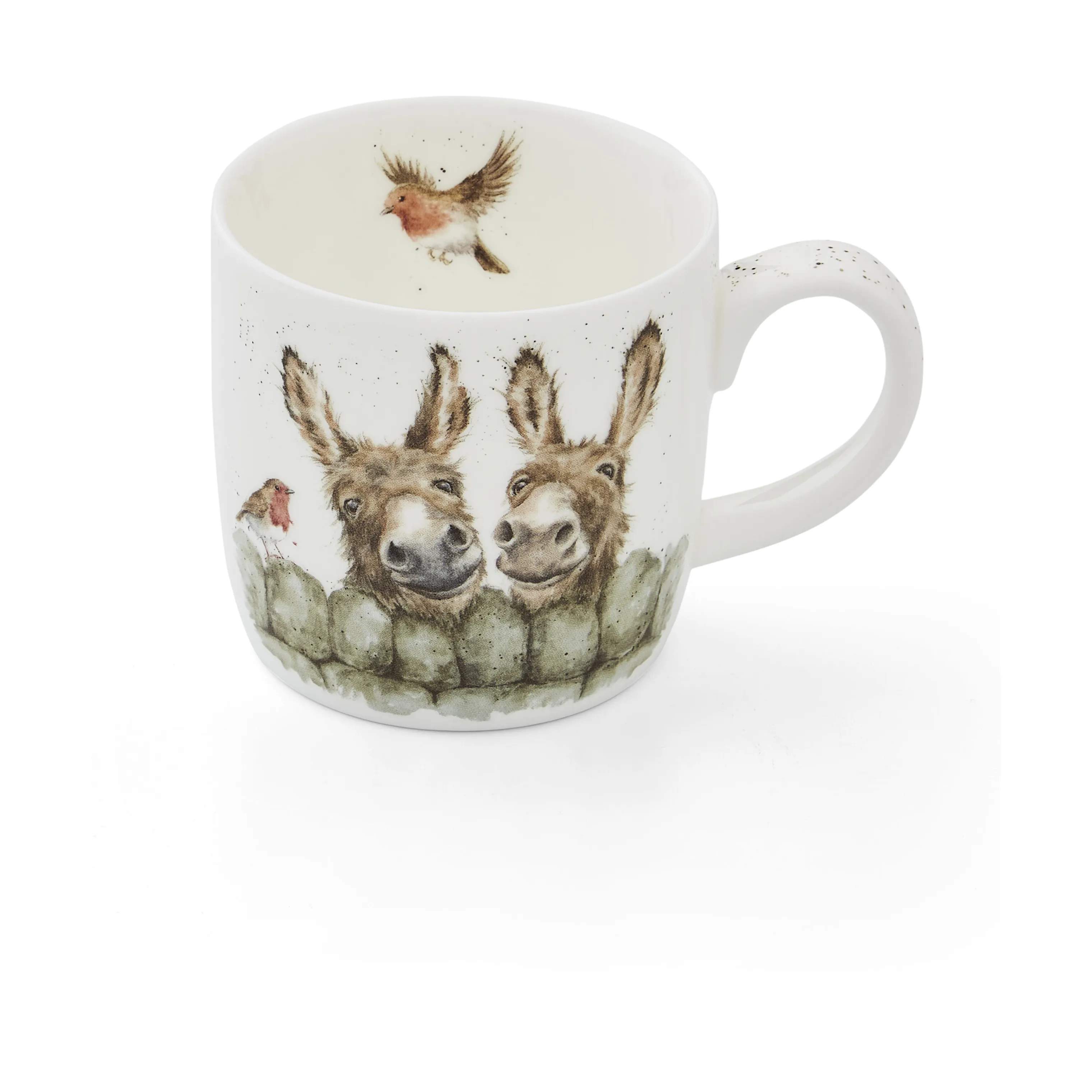 Royal Worcester Krus og kopper med hank Wrendale Krus - Hee haw i Æsel, 1