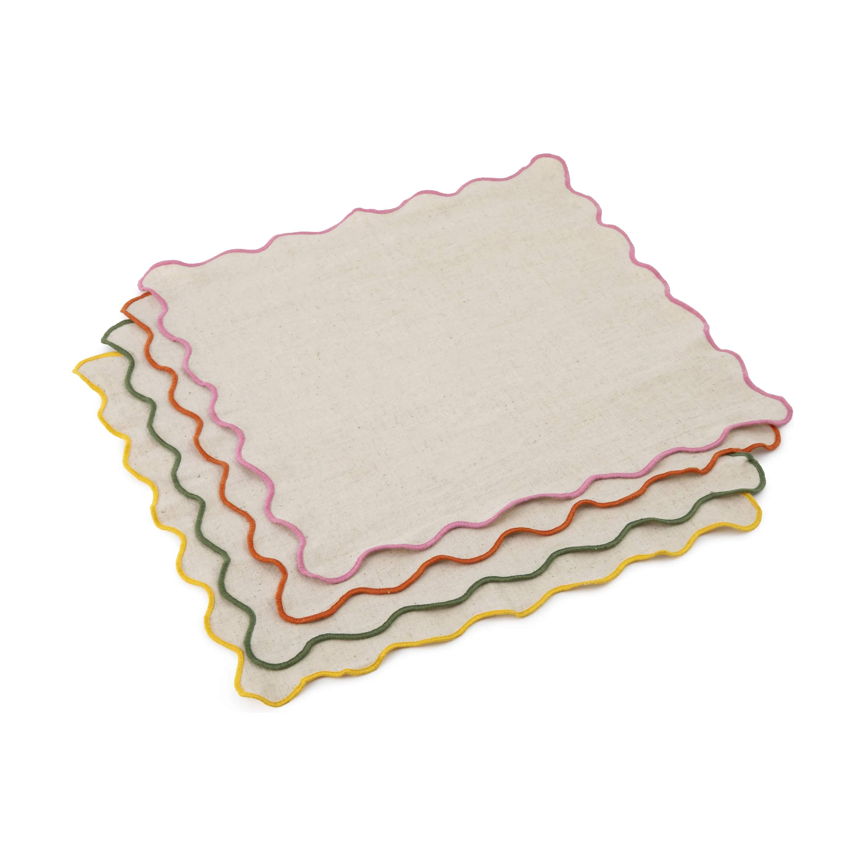 Jamie Oliver Stofservietter Big Love Stofserviet - 4 stk. i Multifarvet, 1