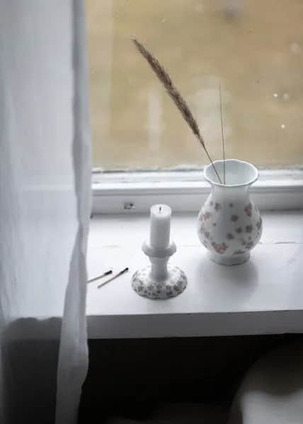 Wik & Walsøe Vaser Slåpeblom Vase i Hvid/rosa, 2