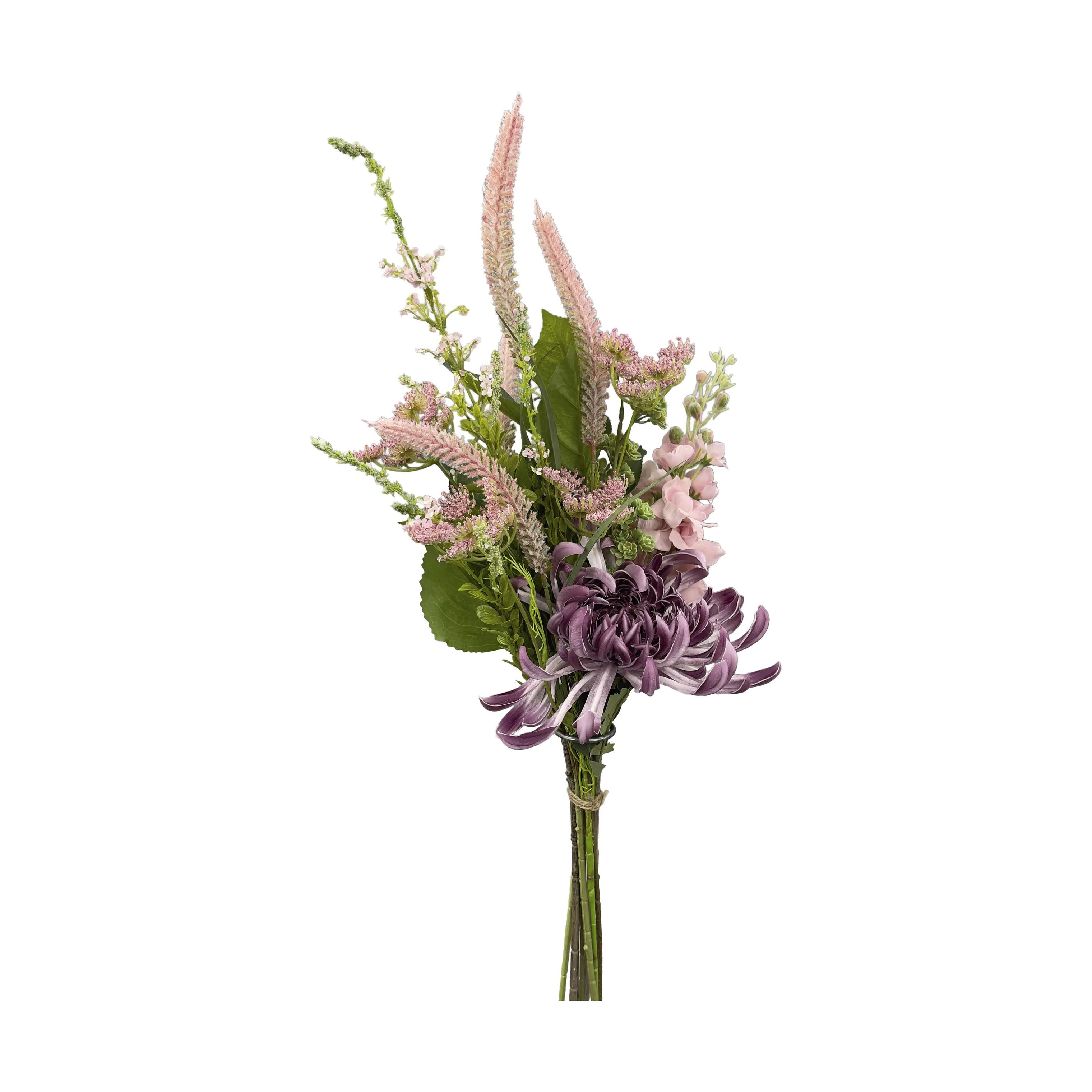 everbloom Kunstige blomster Kunstig Real Touch Blomsterbuket i Lyserød, 1