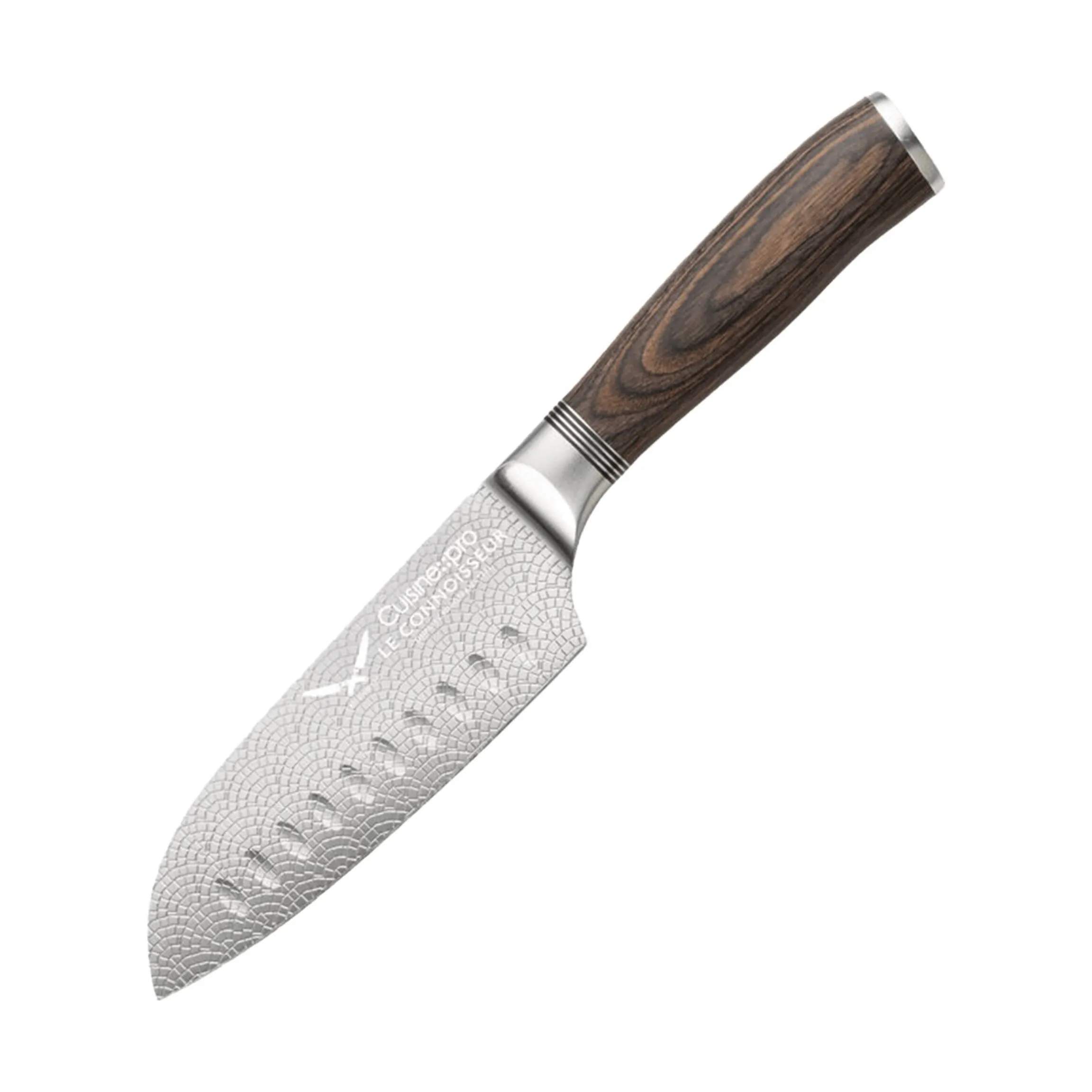 LE CONNOISSEUR™ Santokukniv, brun, large