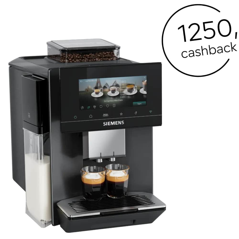 Siemens Espressomaskiner EQ900 Plus iAroma Espressomaskine i Grå, 1