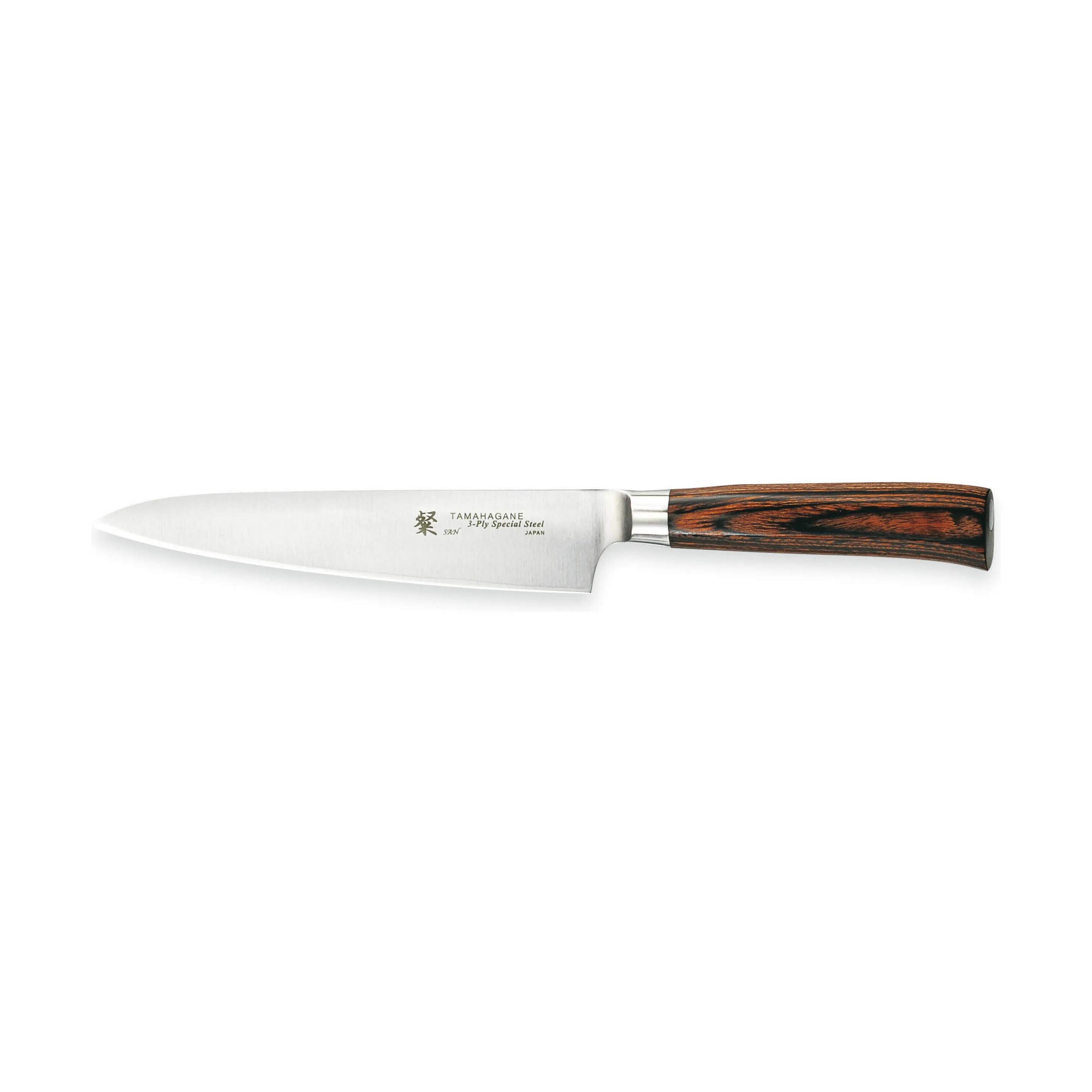 Universalkniv, brun/stål, large