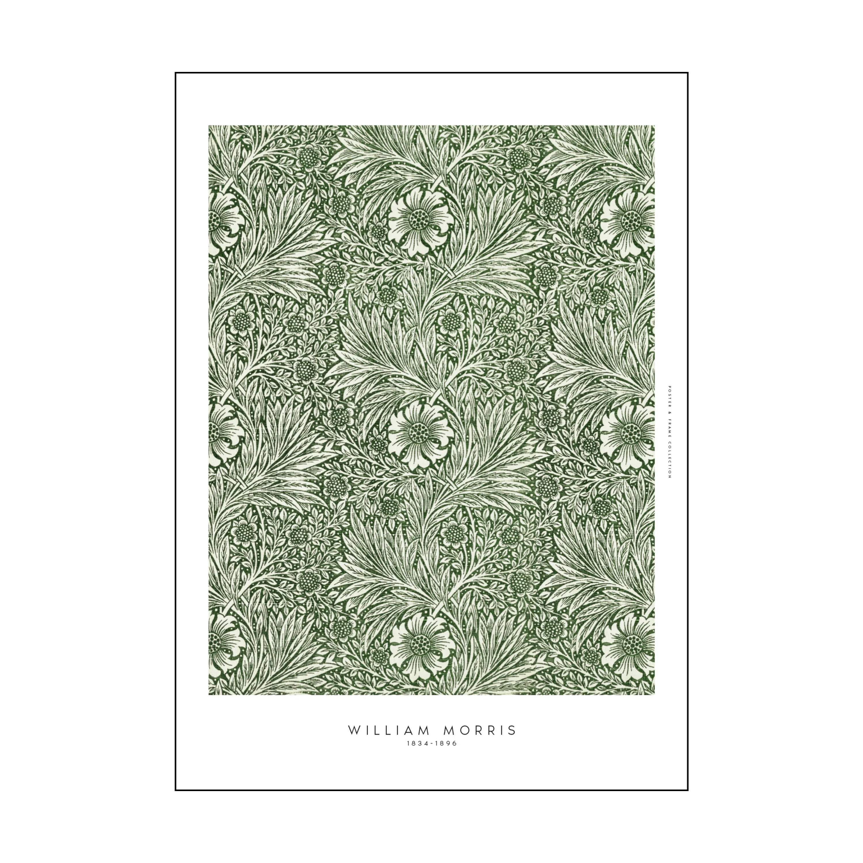 William Morris Plakat - Greens, grøn, large