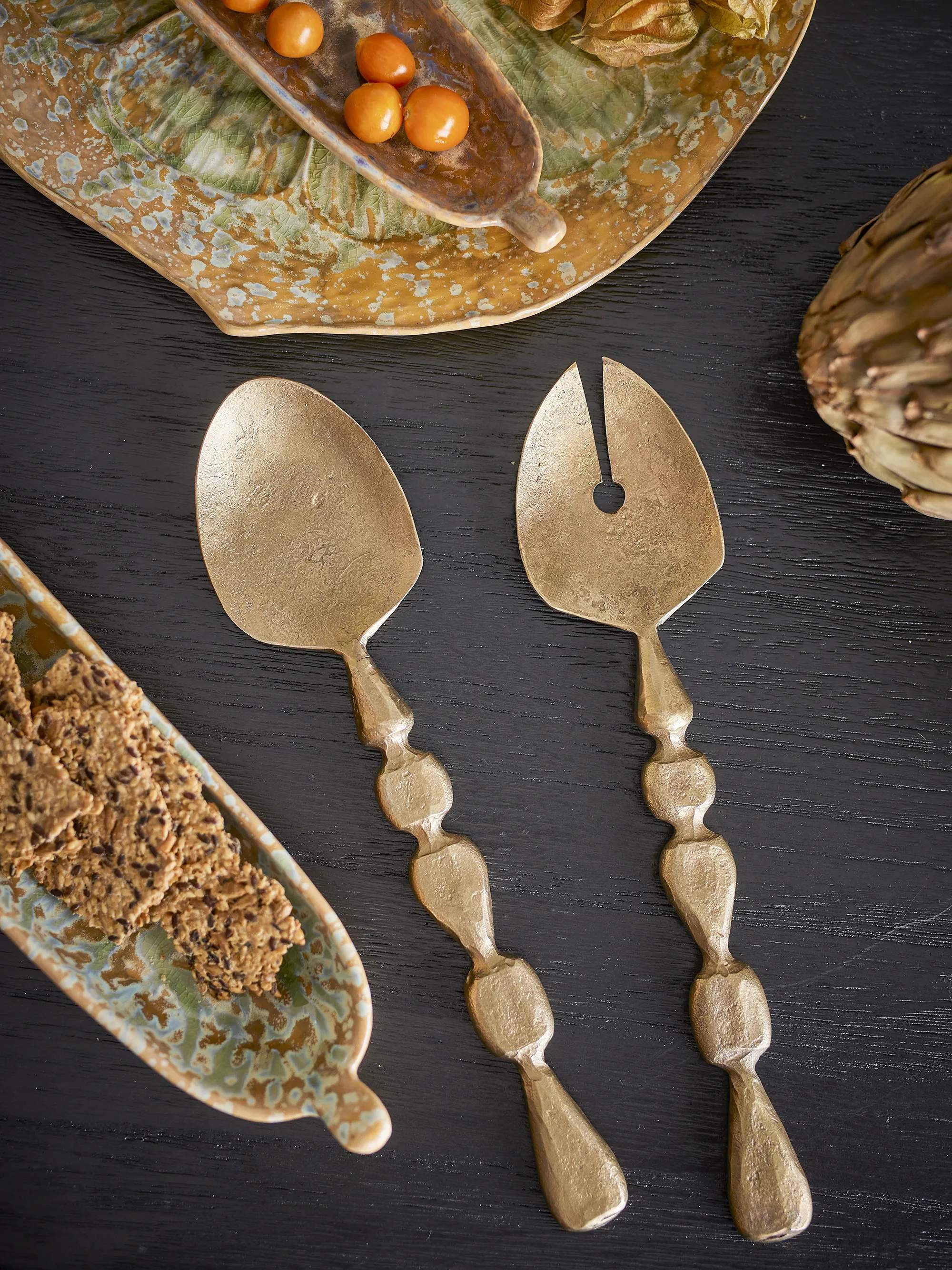 Bloomingville Salatbestik Edi Salatbestik - 2 dele i Brass, 2