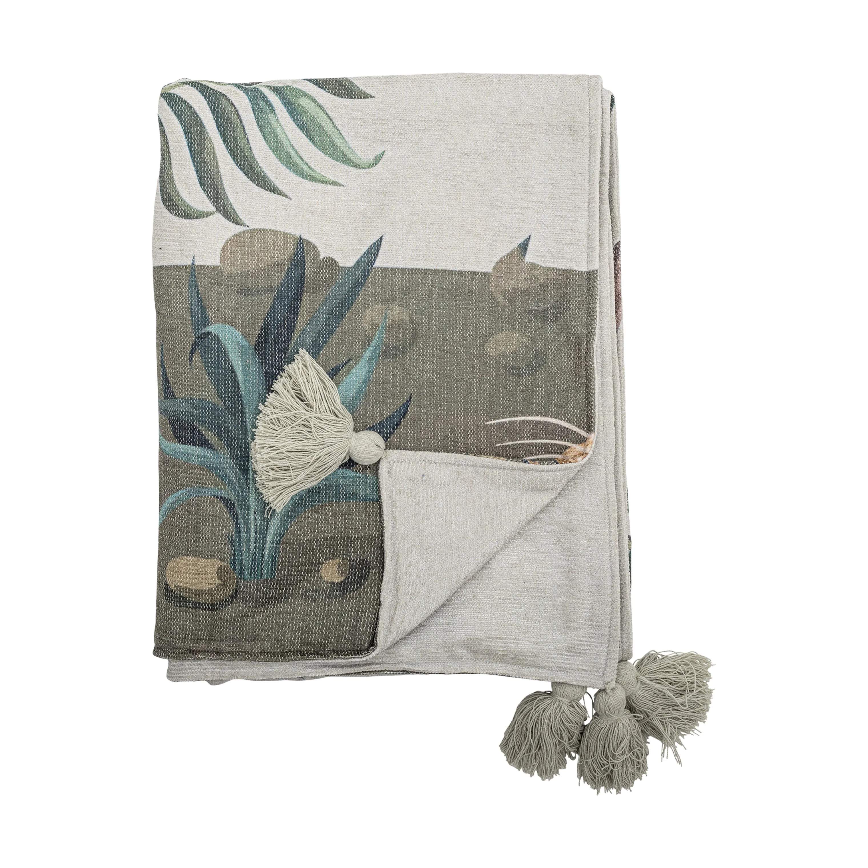 Creative Collection Plaider Peacock Plaid i Grøn, 1