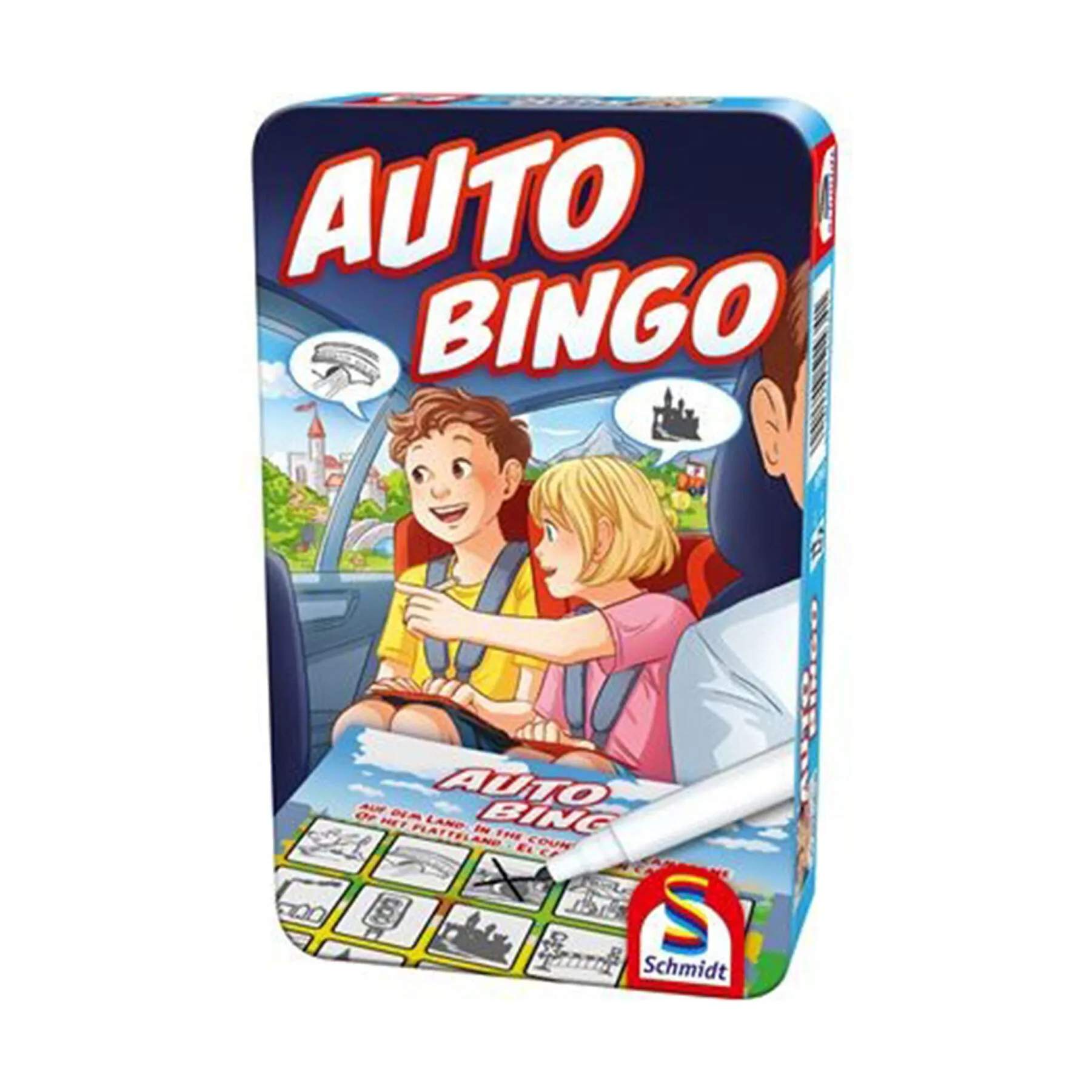 Spilbræt Spil Brætspil - Bil Bingo i Multifarvet, 1
