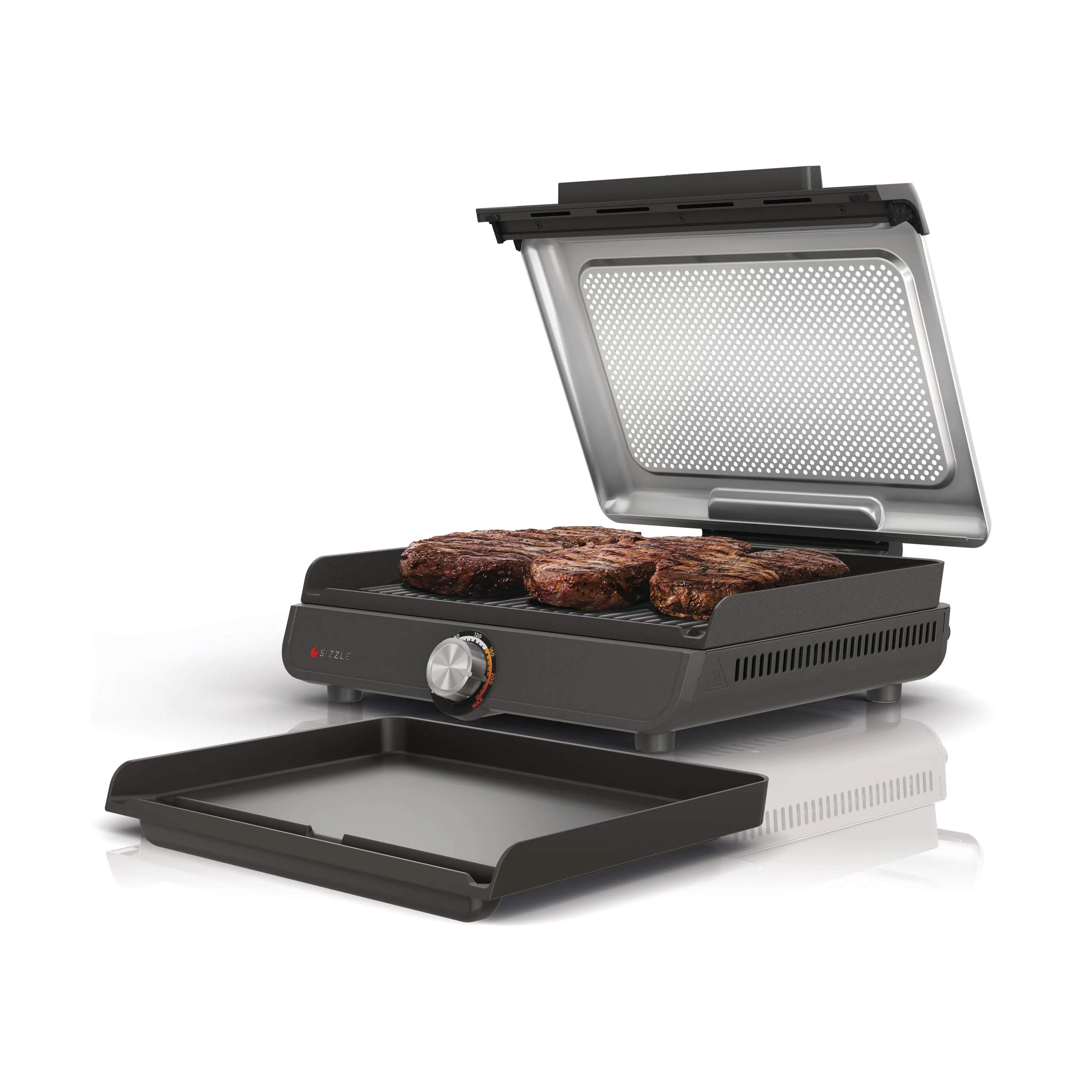 Ninja Bordgrill Sizzle Flat Plate Grill i Sort, 6