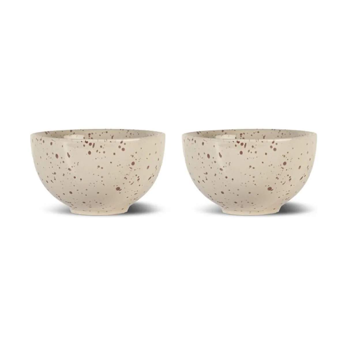 ByOn Serveringsskåle Ditte Skål - 2 stk. i Beige, 1