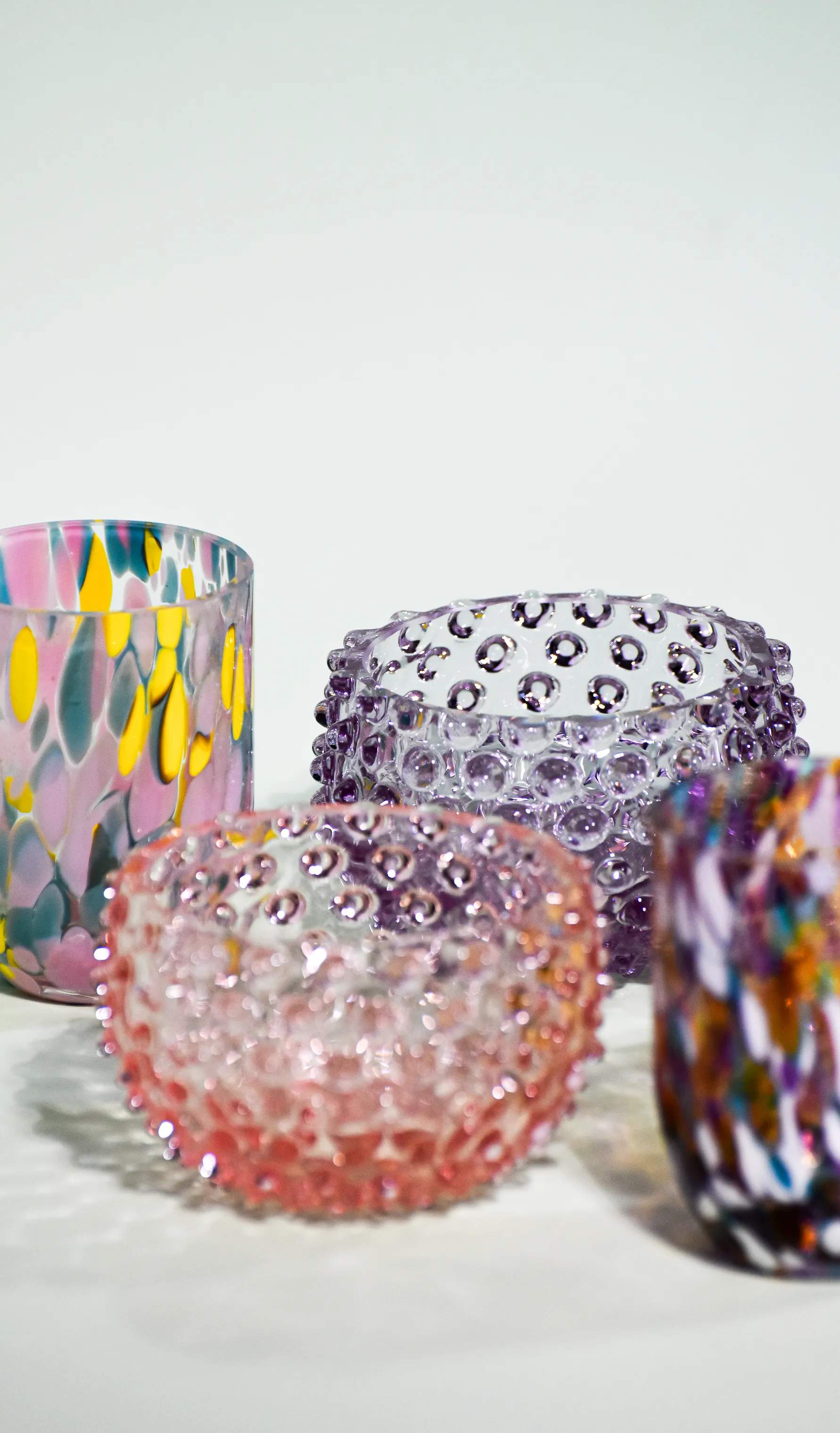 Anna von Lipa Skåle Hobnail Tapasskål i Rosa, 4