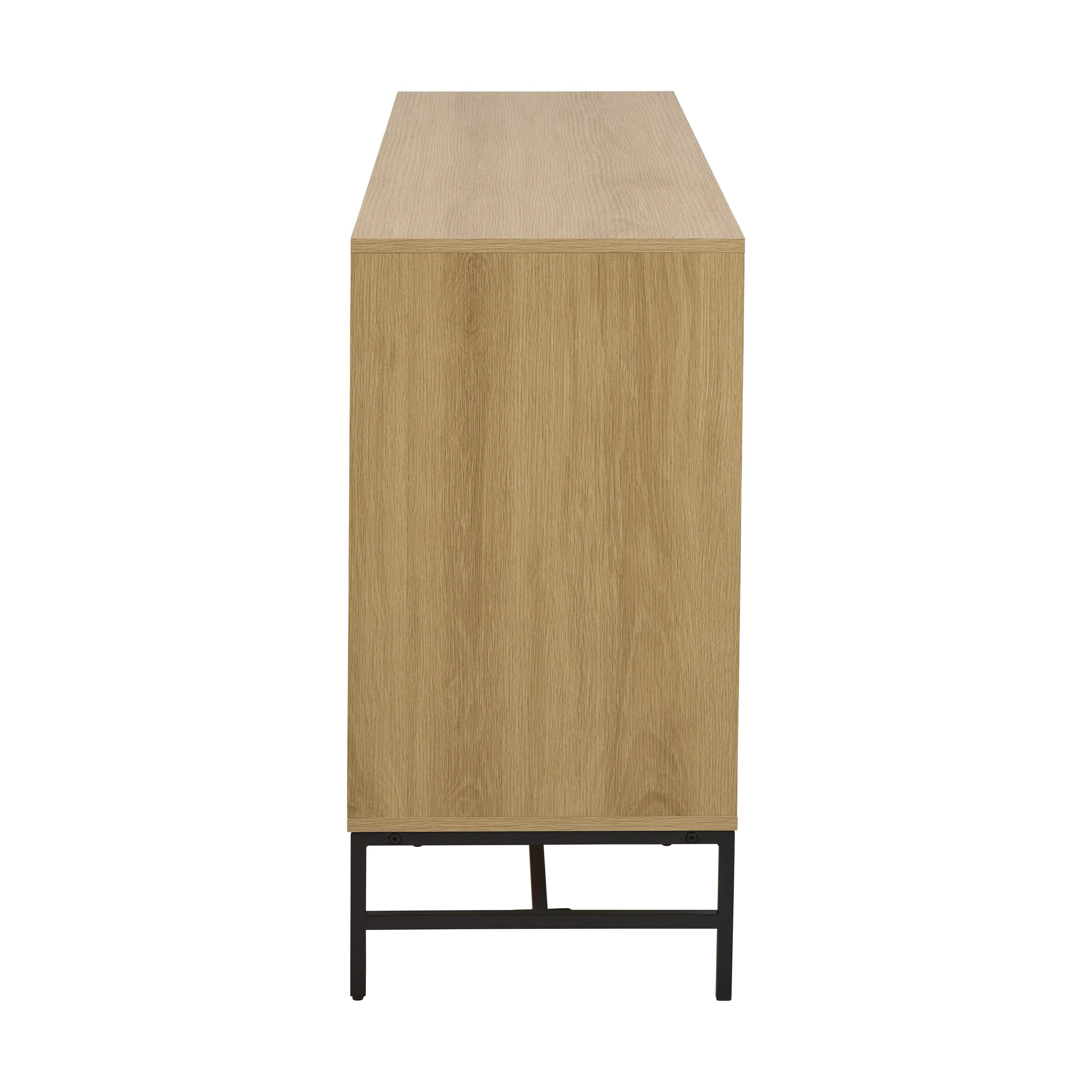CASA Living Kommoder Albany Kommode i Natur, H80,4 x B157,9 x L40 cm, 4