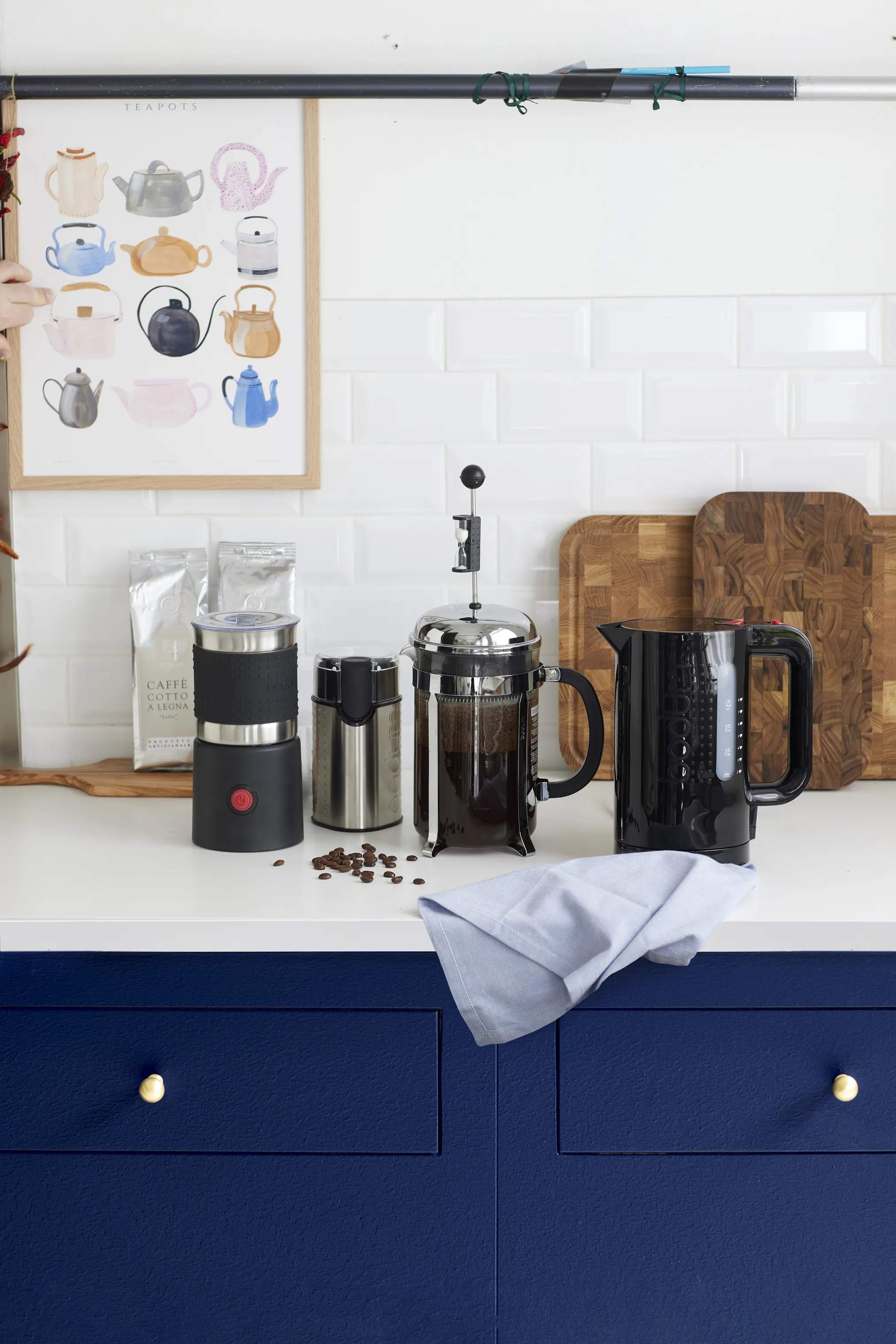 Bodum Kaffekværne Bistro Elektrisk Kaffemølle i Stål/Sort, 3