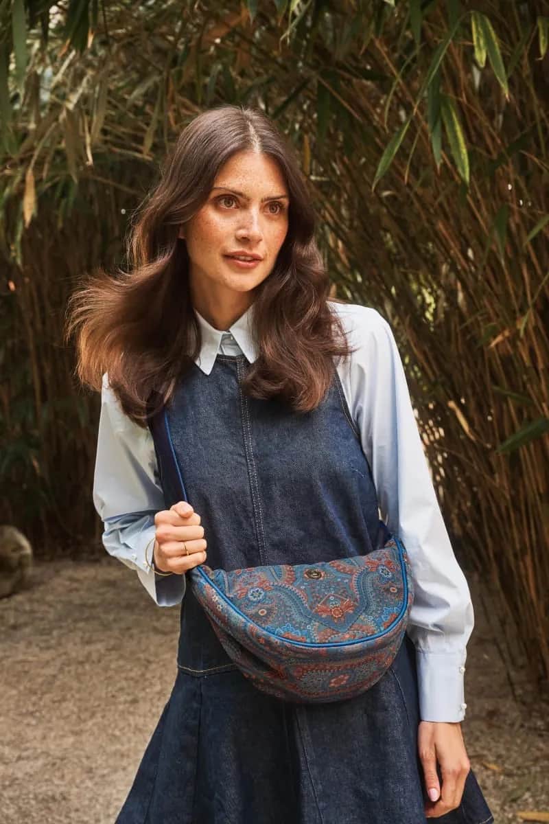 PIP Studio Øvrigt interiør Halfmoon Freya Crossbody Taske i Blue, 2