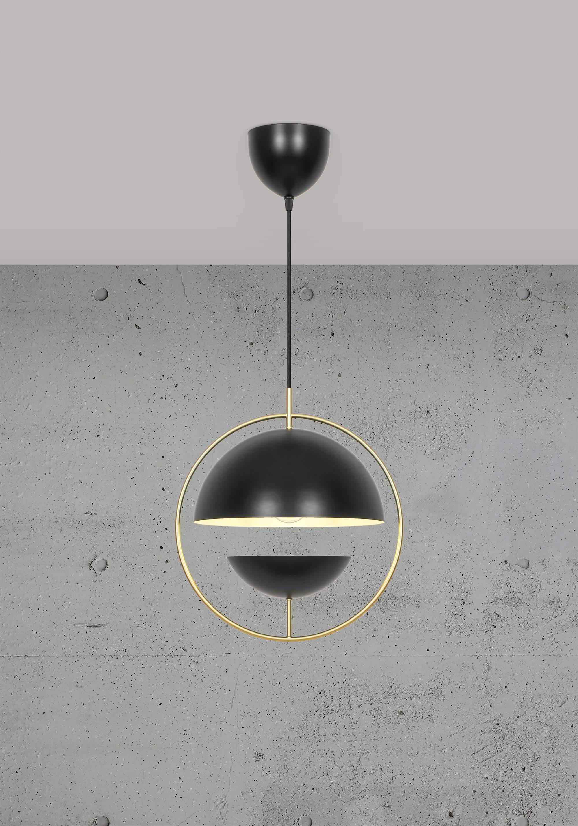 Nordlux Pendler Tavia Pendel i Sort / Guld, 2