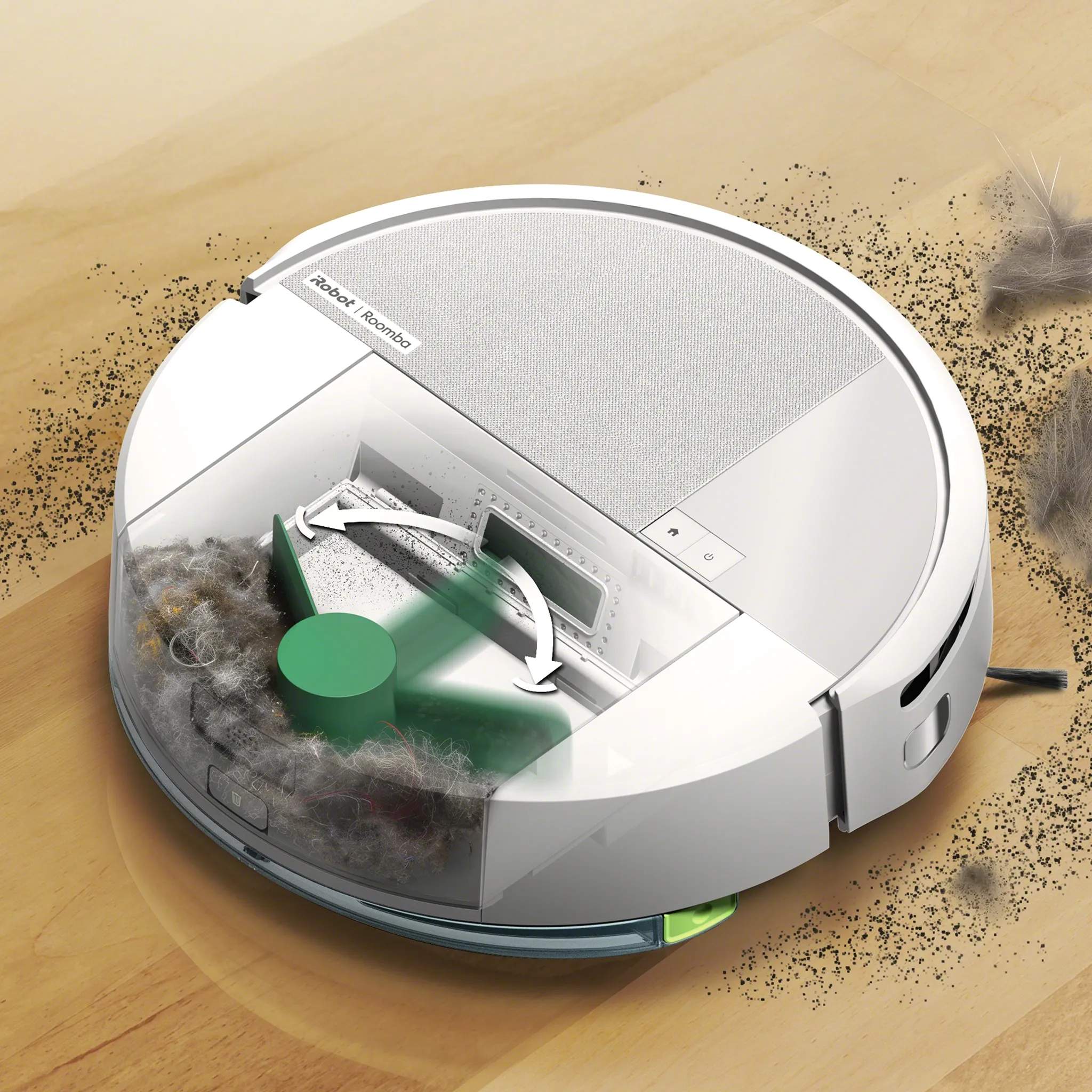 iRobot Robotstøvsugere Roomba Combo 205 AutoCompact Robotstøvsuger i Hvid, 3