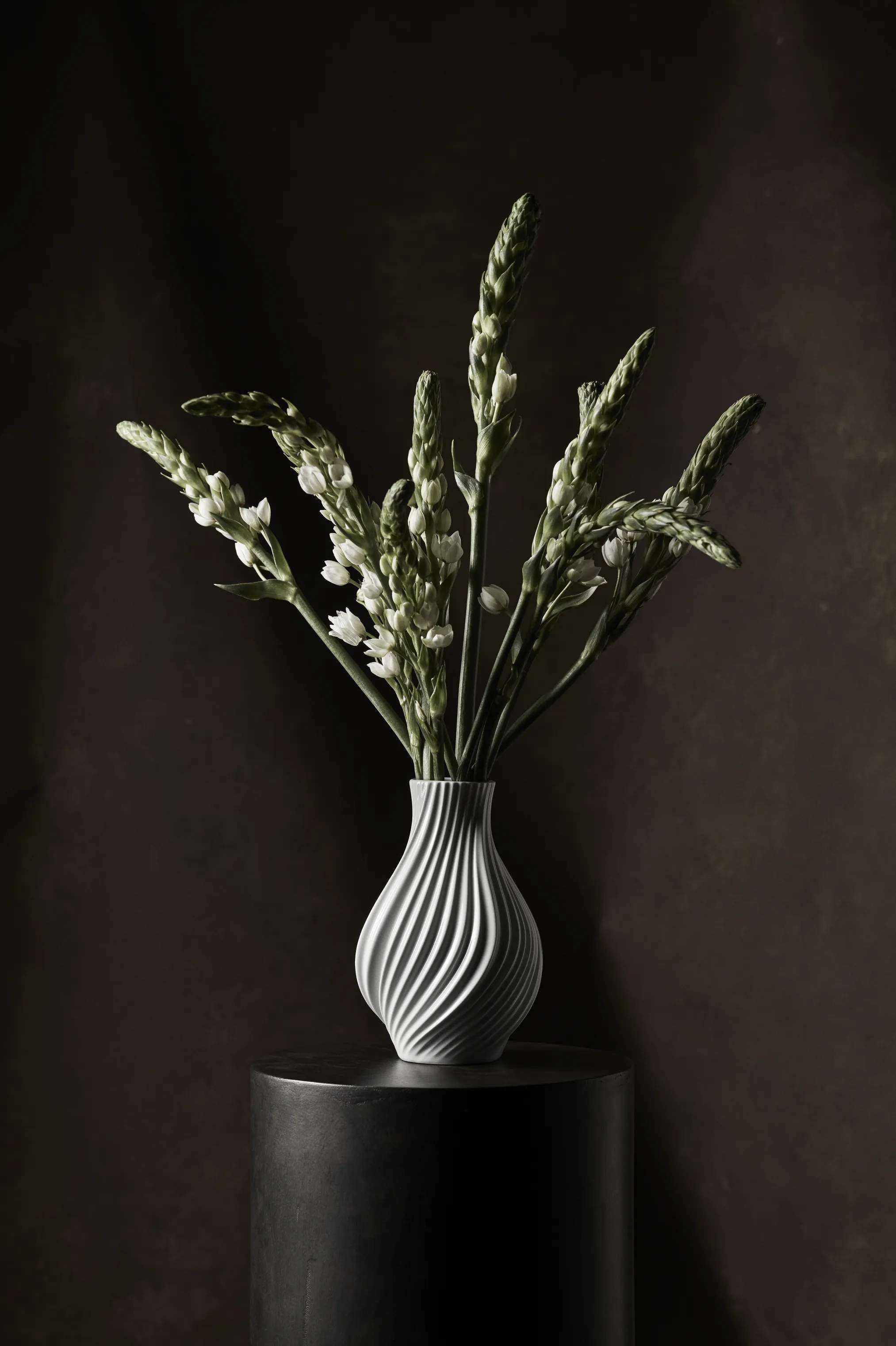 Lyngby Porcelæn Vaser Twist Vase i 18 cm, 6