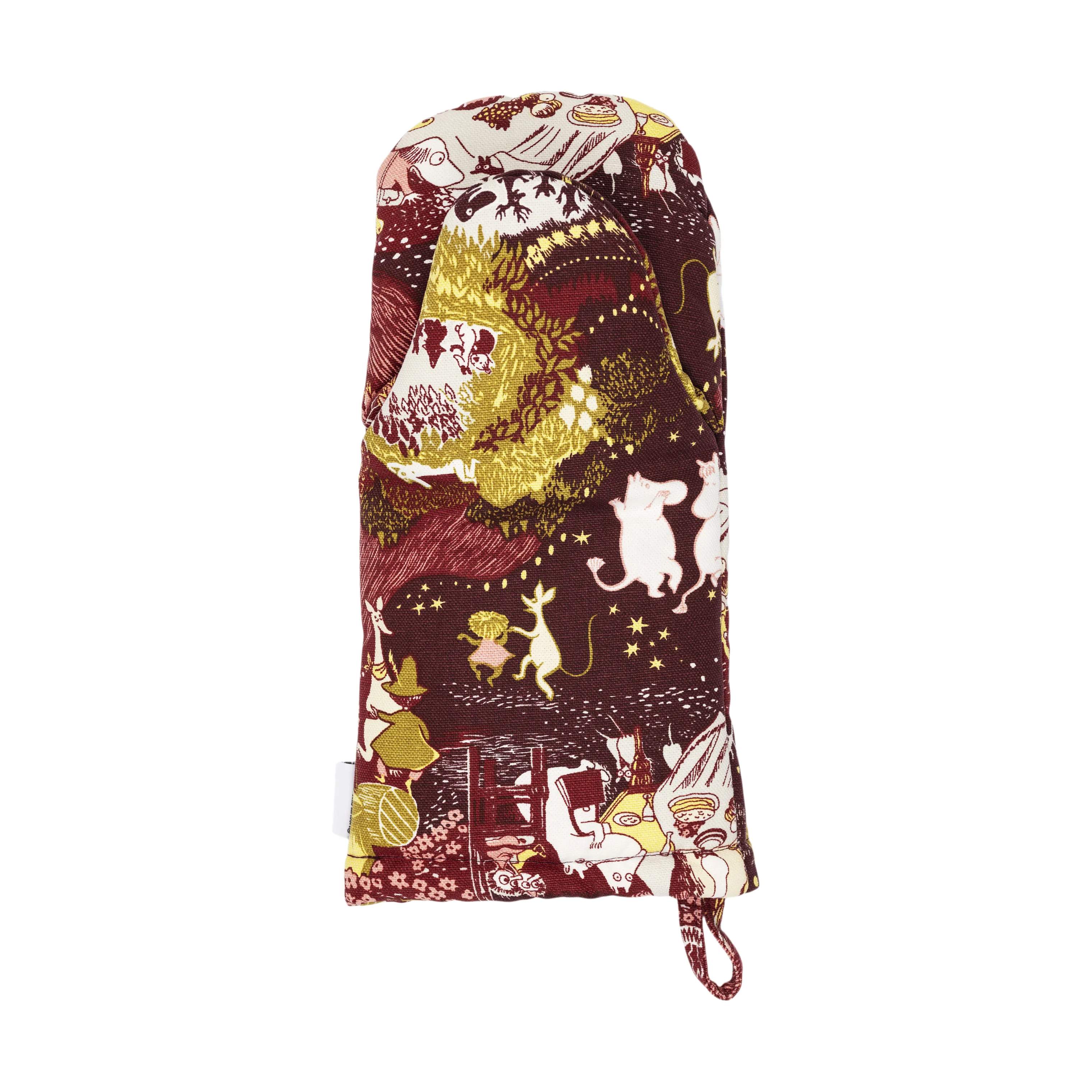 Moomin Arabia Grydelapper Festlige Øjeblikke Ovnhandske i Rød, 1