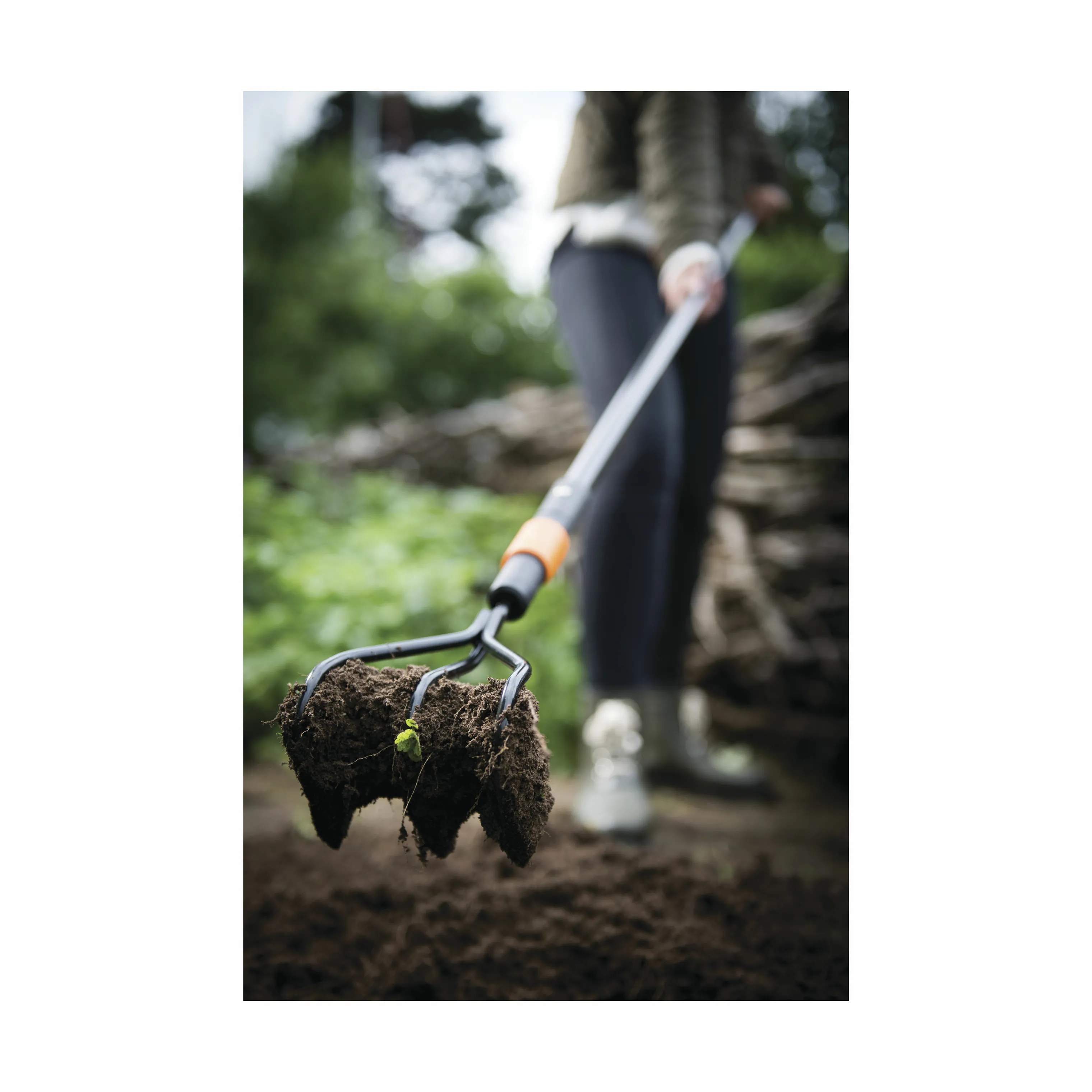 Fiskars Garden Haveredskaber QuikFit™ Kultivator i Sort/Orange, 2