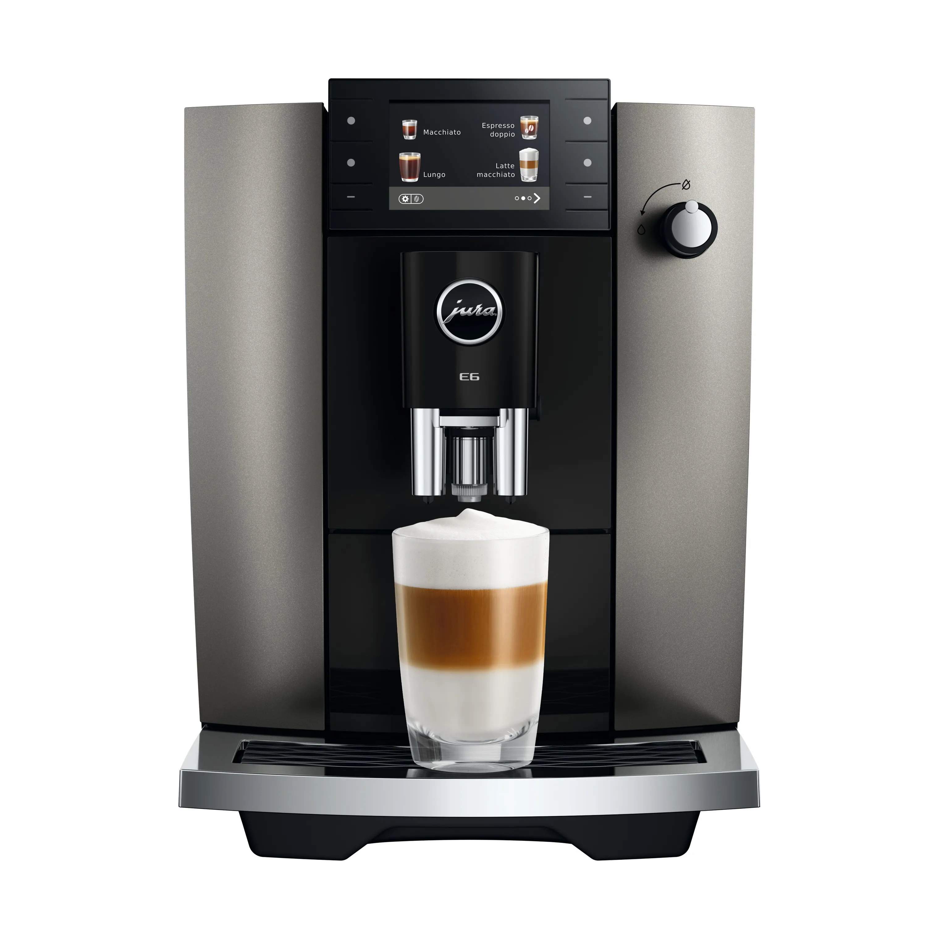 JURA Kaffemaskiner E6 (EB) E6 (ED) Kaffemaskine i Dark Inox, 2