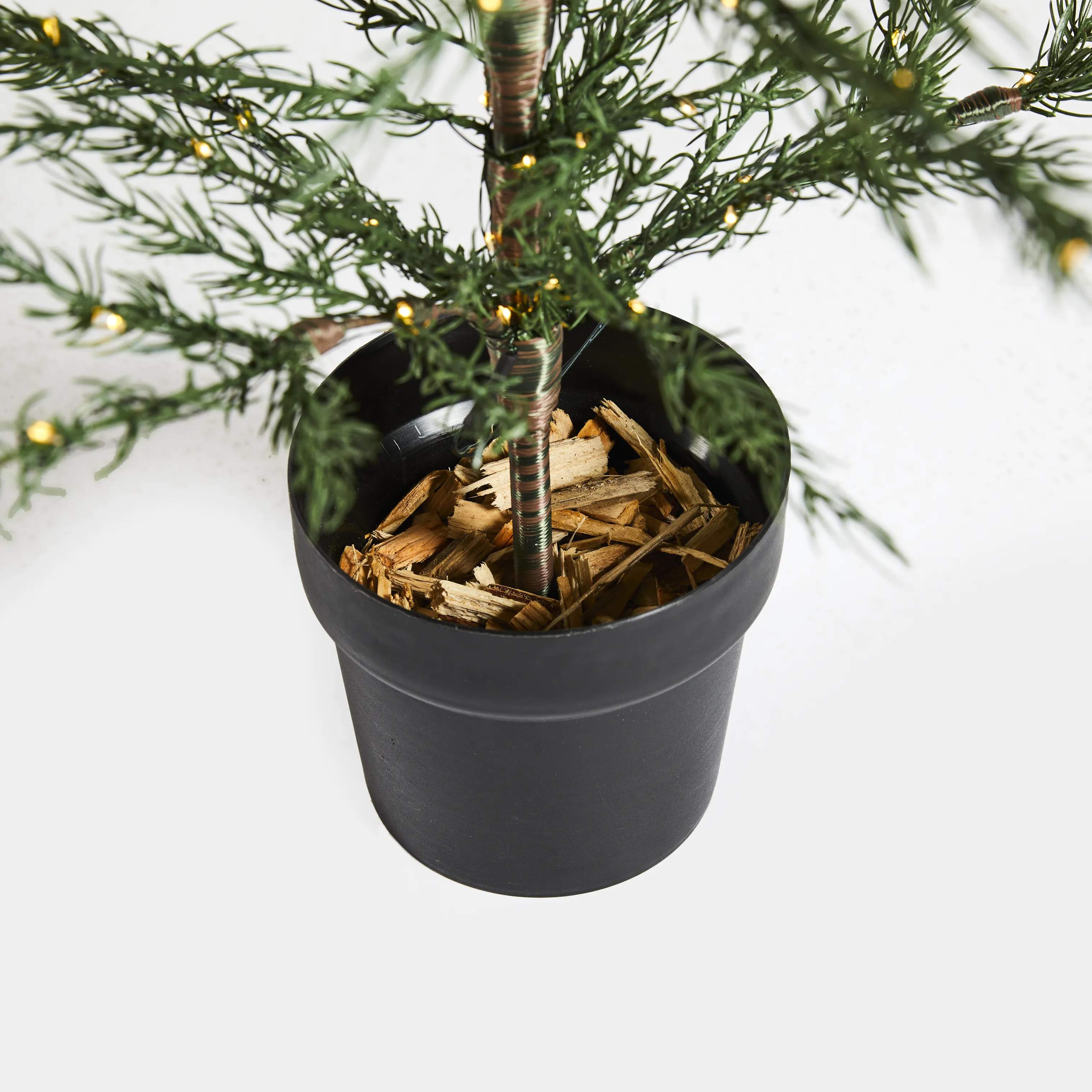 Nordic Winter Juletræer Pynte træ i Grøn, 3