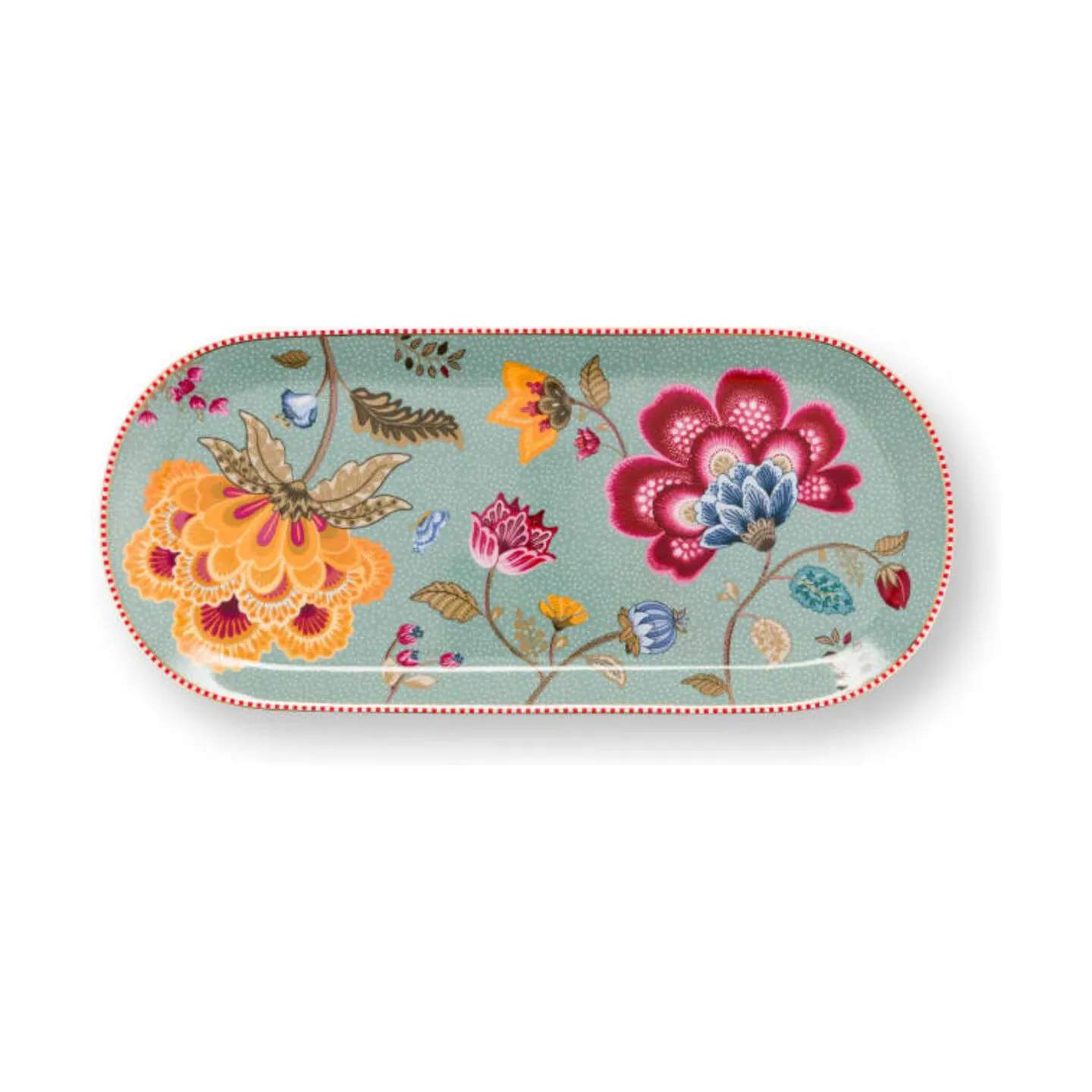 PIP Studio Serveringsfade Blooming Tales Kagefad i Blue, 1