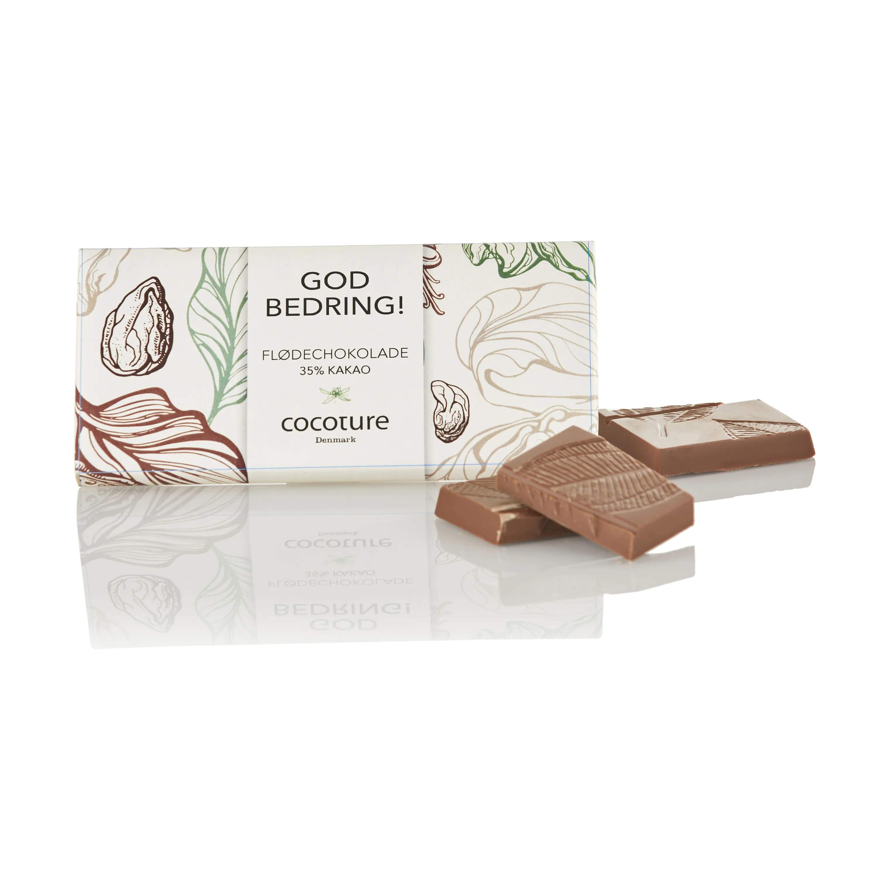 Chokolade - God bedring, hvid, large