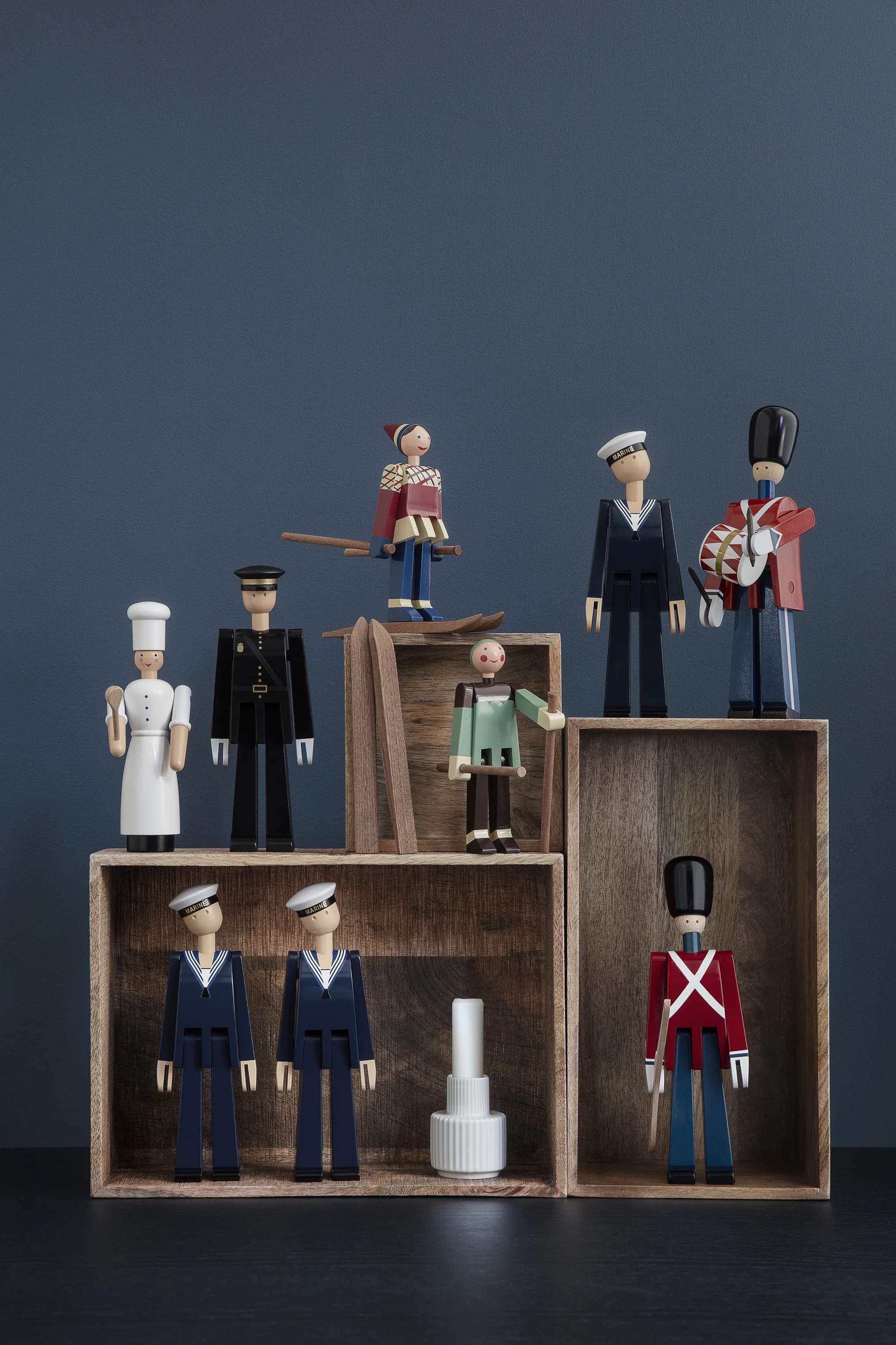 Kay Bojesen Øvrige figurer Sømand i Mørkeblå/hvid, 3