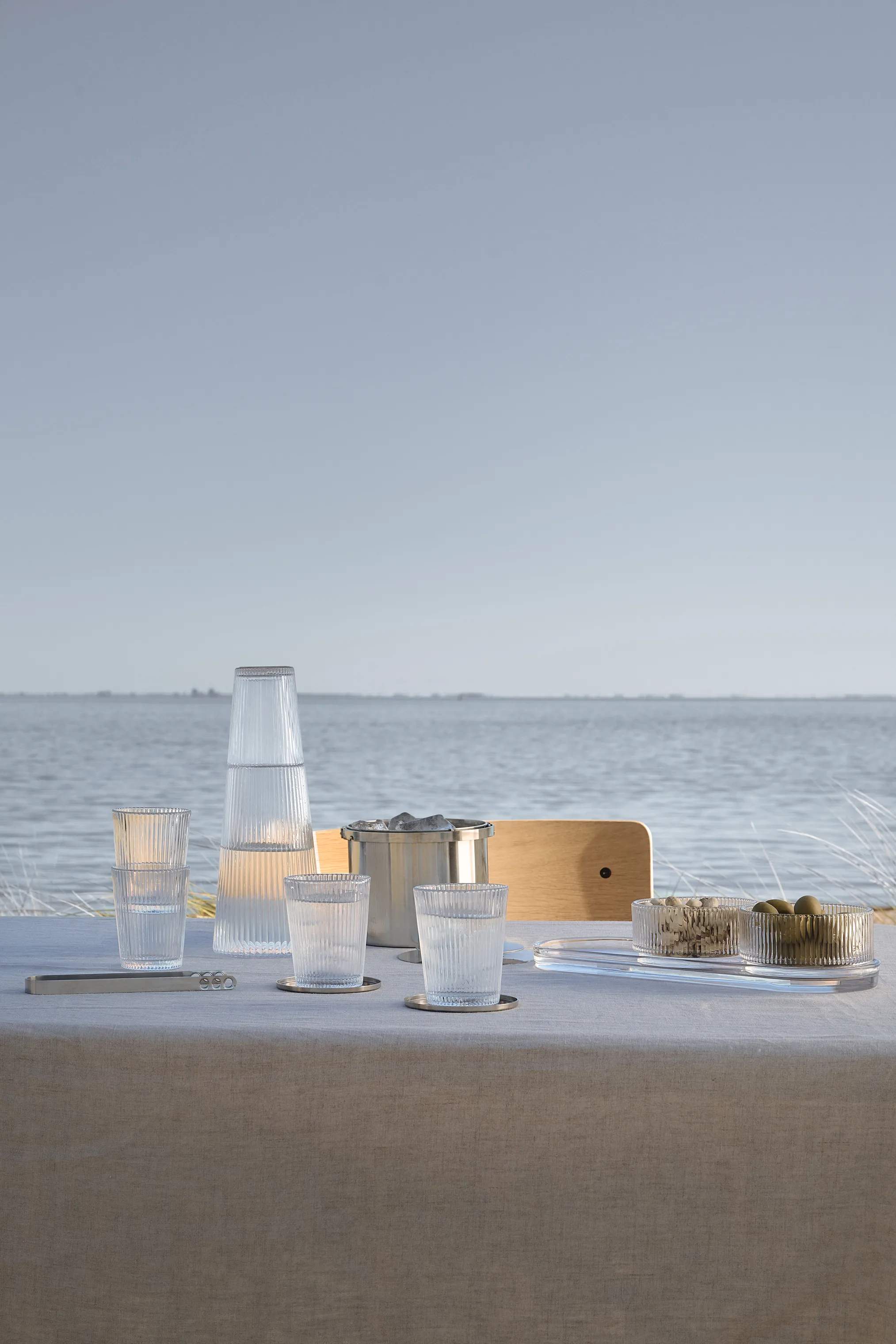 Stelton Vandglas Pilastro Vandglas - 6 stk i Klar, 2