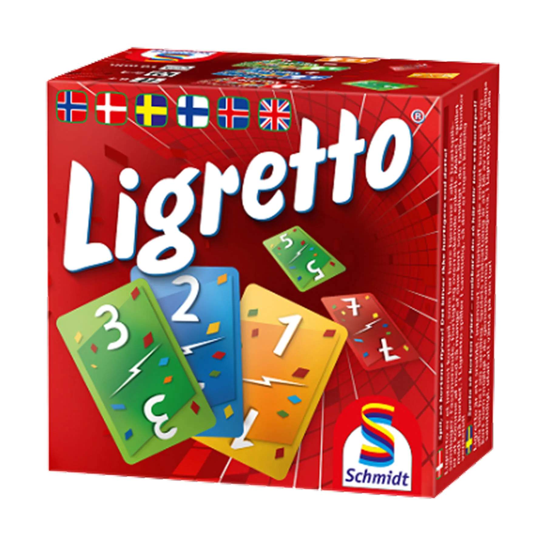 Spilbræt Spil Kortspil - Ligretto i Rød, 1