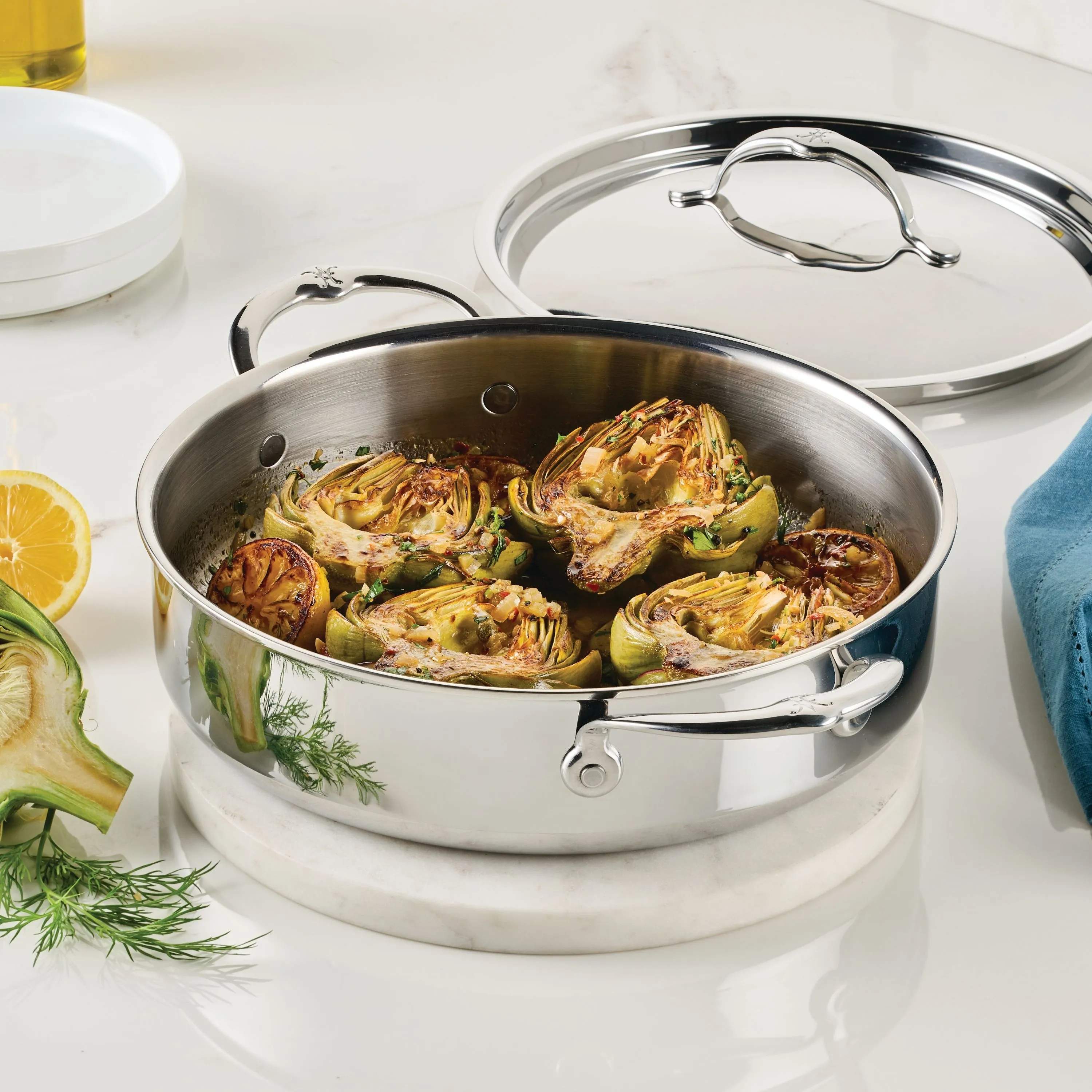 Hestan Kasseroller Probond Luxe Sauteuse i Rustfrit stål, 3