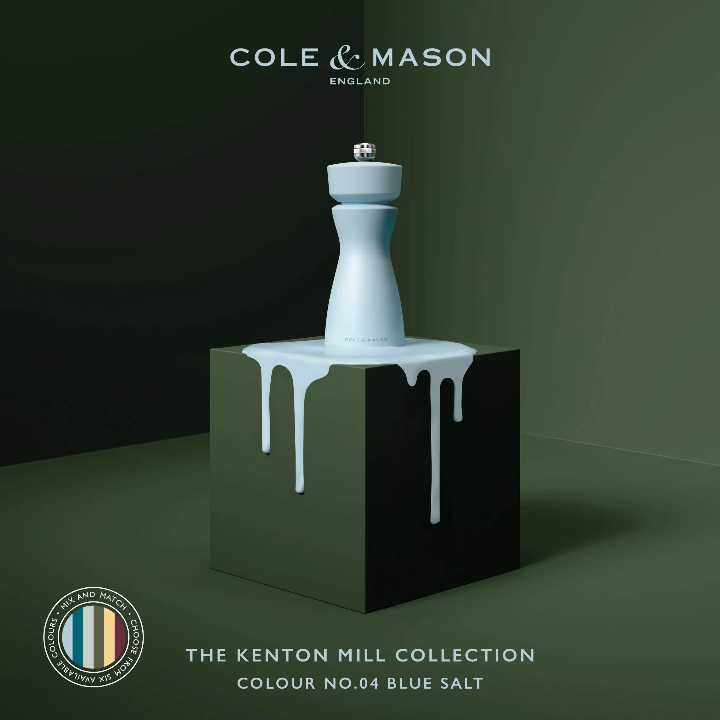 Cole&Mason Øvrige kværne Kenton Kværn i Blue Salt, 3