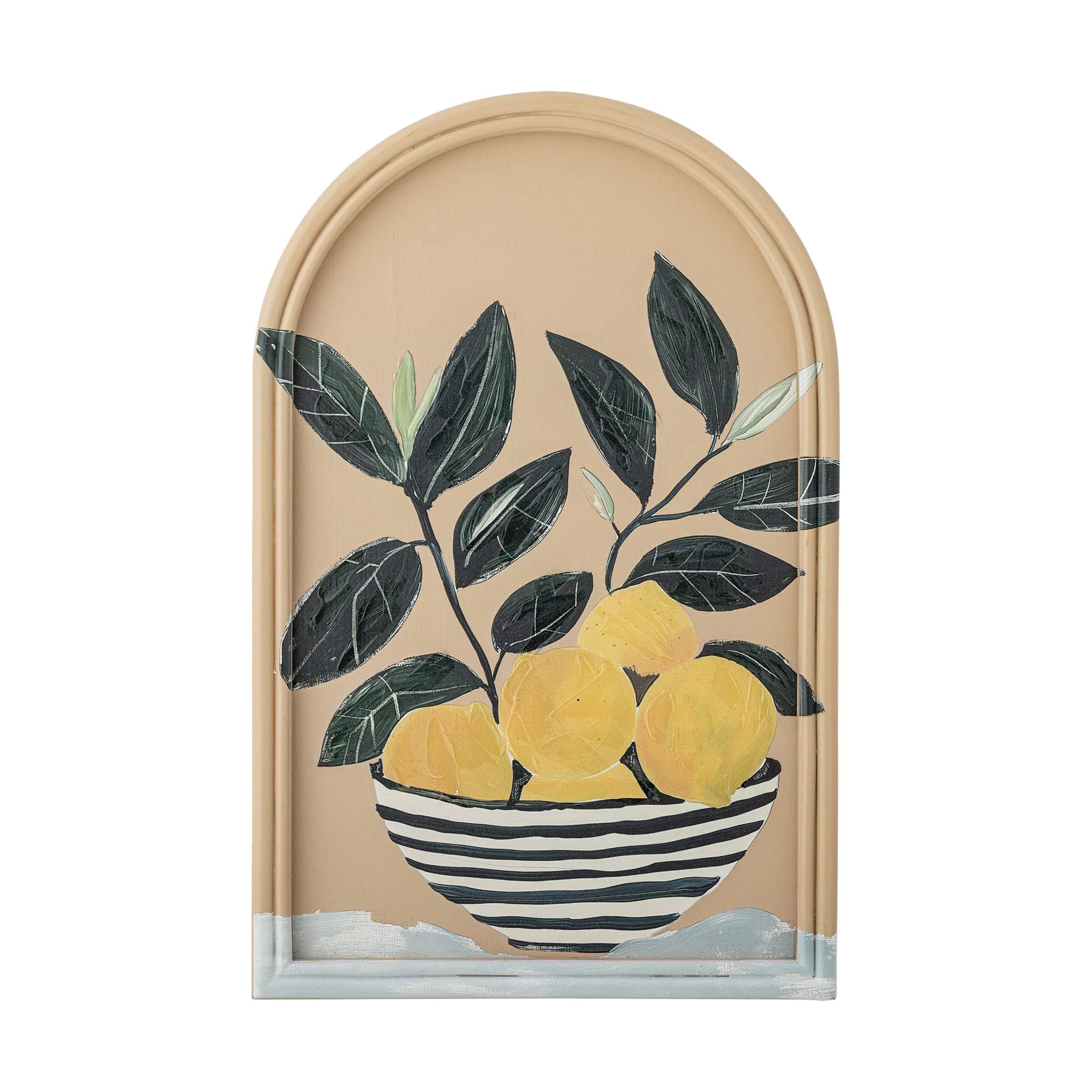 Creative Collection Plakater Billede - Limone Illustration med ramme i Gul, 1