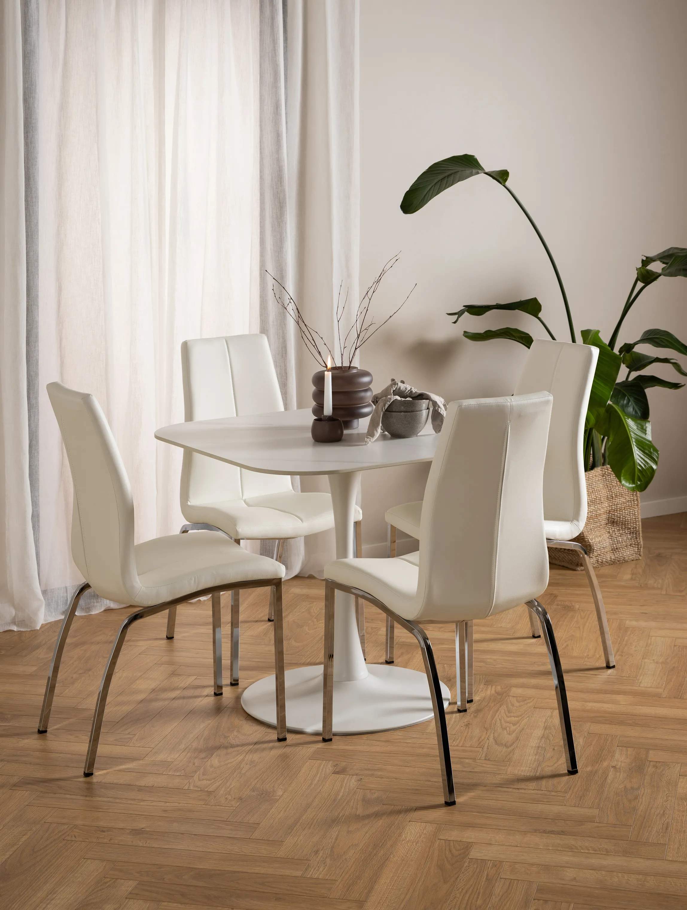 CASA Living Spiseborde Malta Spisebord i Hvid, 2