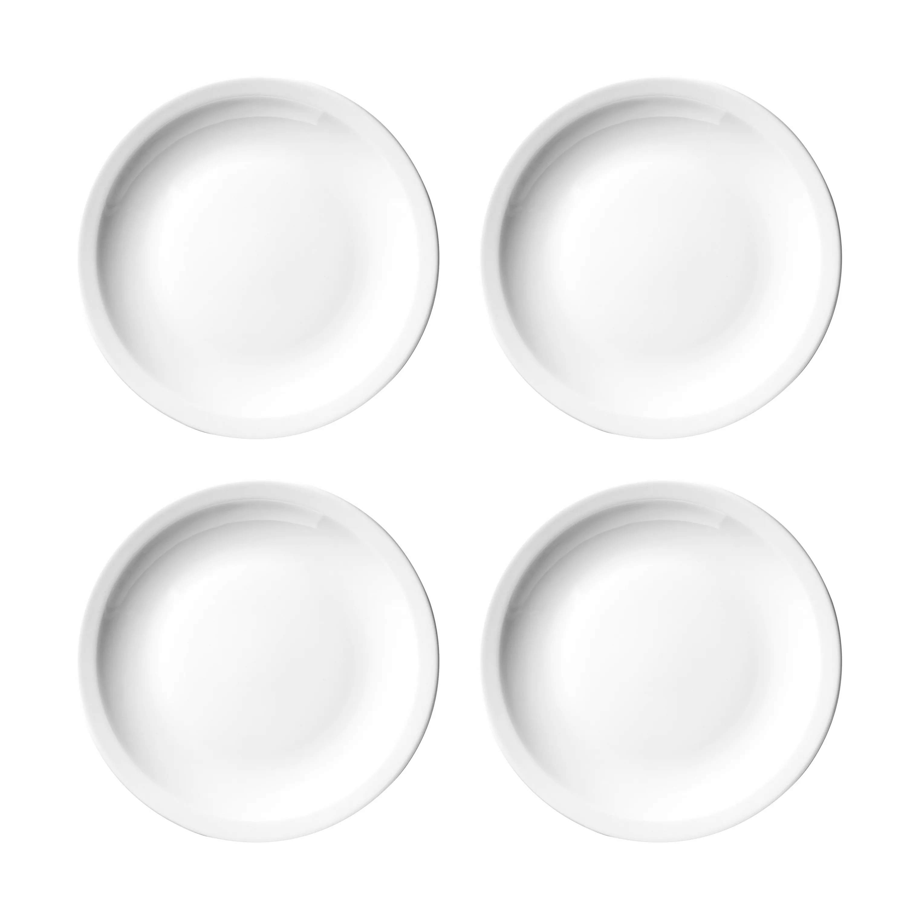 CASA Living Frokosttallerkener Scandia Frokosttallerken i Hvid, 23 cm, 2