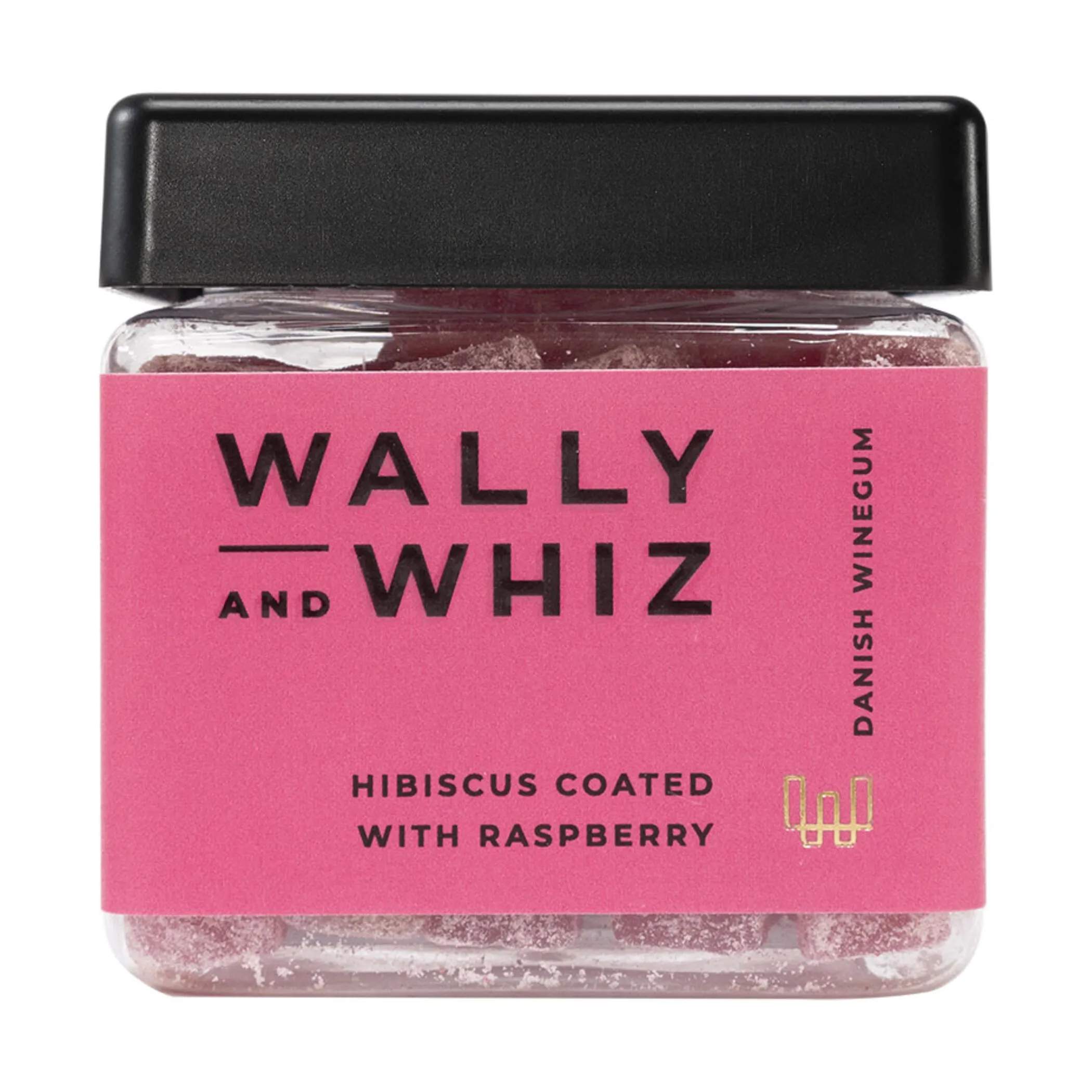 Wally and Whiz Søde sager Vingummi - Hibiscus med hindbær i 135 gram, 1