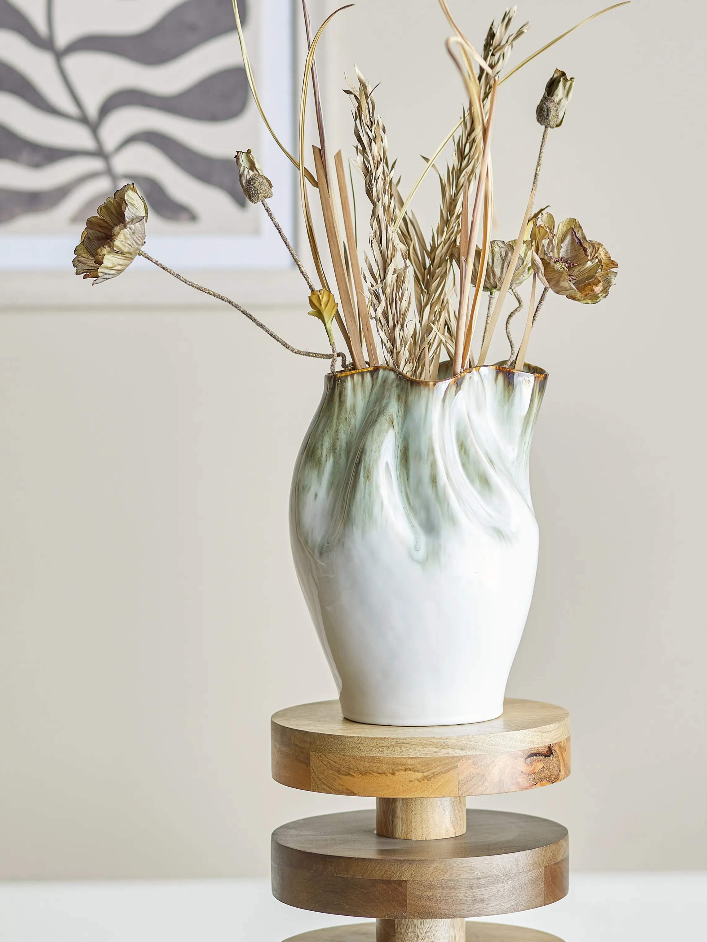 Bloomingville Vaser Nisha Vase i Grøn, 3