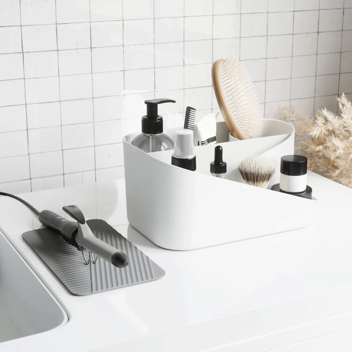 Umbra Tilbehør til bad Glam Organiser i hvid/grå, 2
