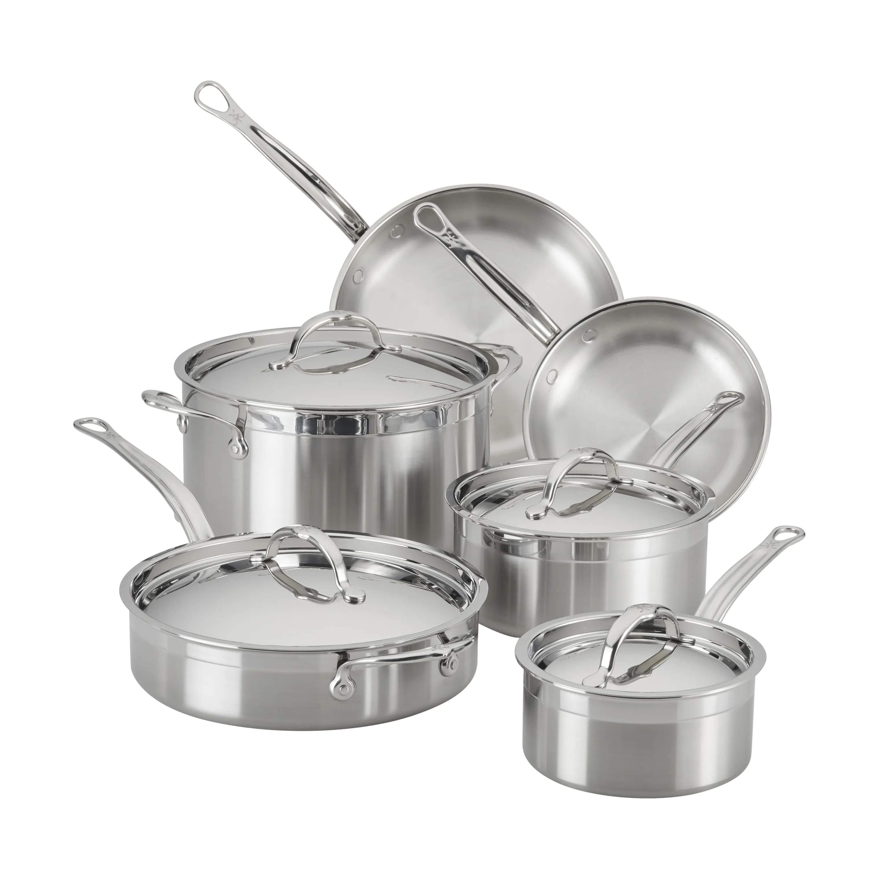 Hestan Grydesæt Probond Gryde- og pandesæt - 10 dele i Rustfrit stål, 1