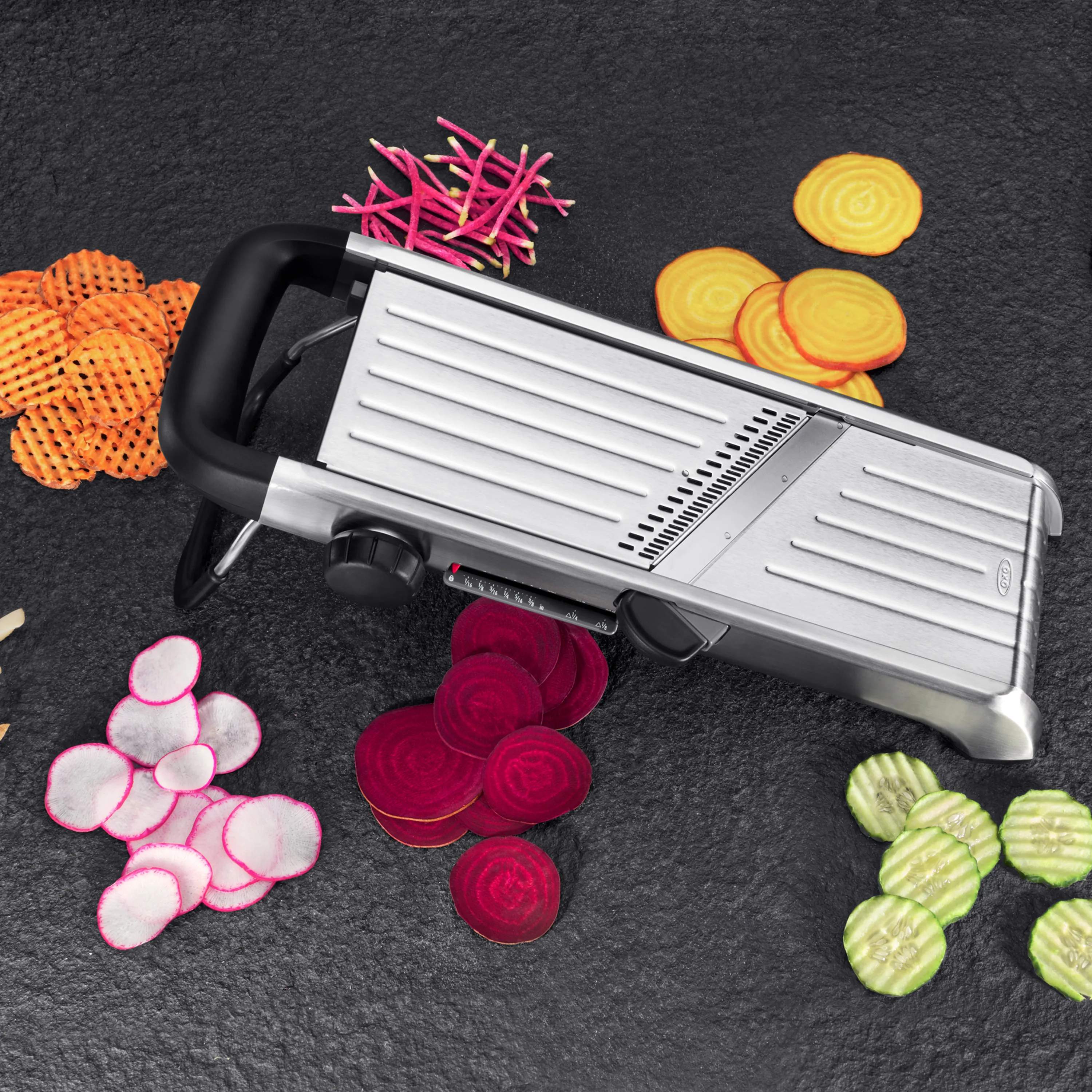 OXO Mandolinjern Chef's Steel Chefs Mandolinjern 2.0 i Sølvfarvet/Sort, 5