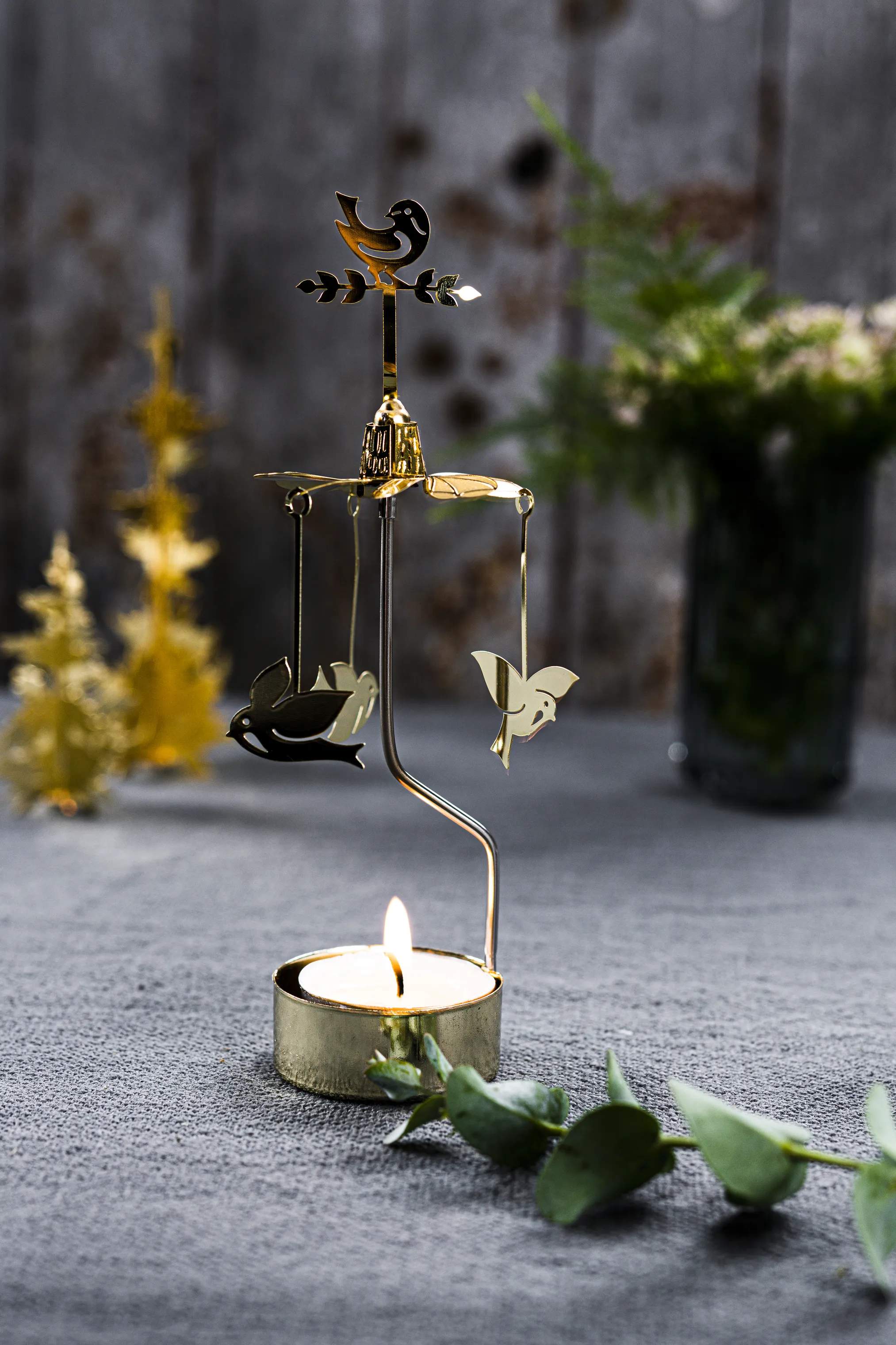 Jette Frölich Design Jule- og adventsstager Lysspil i Guld, 2
