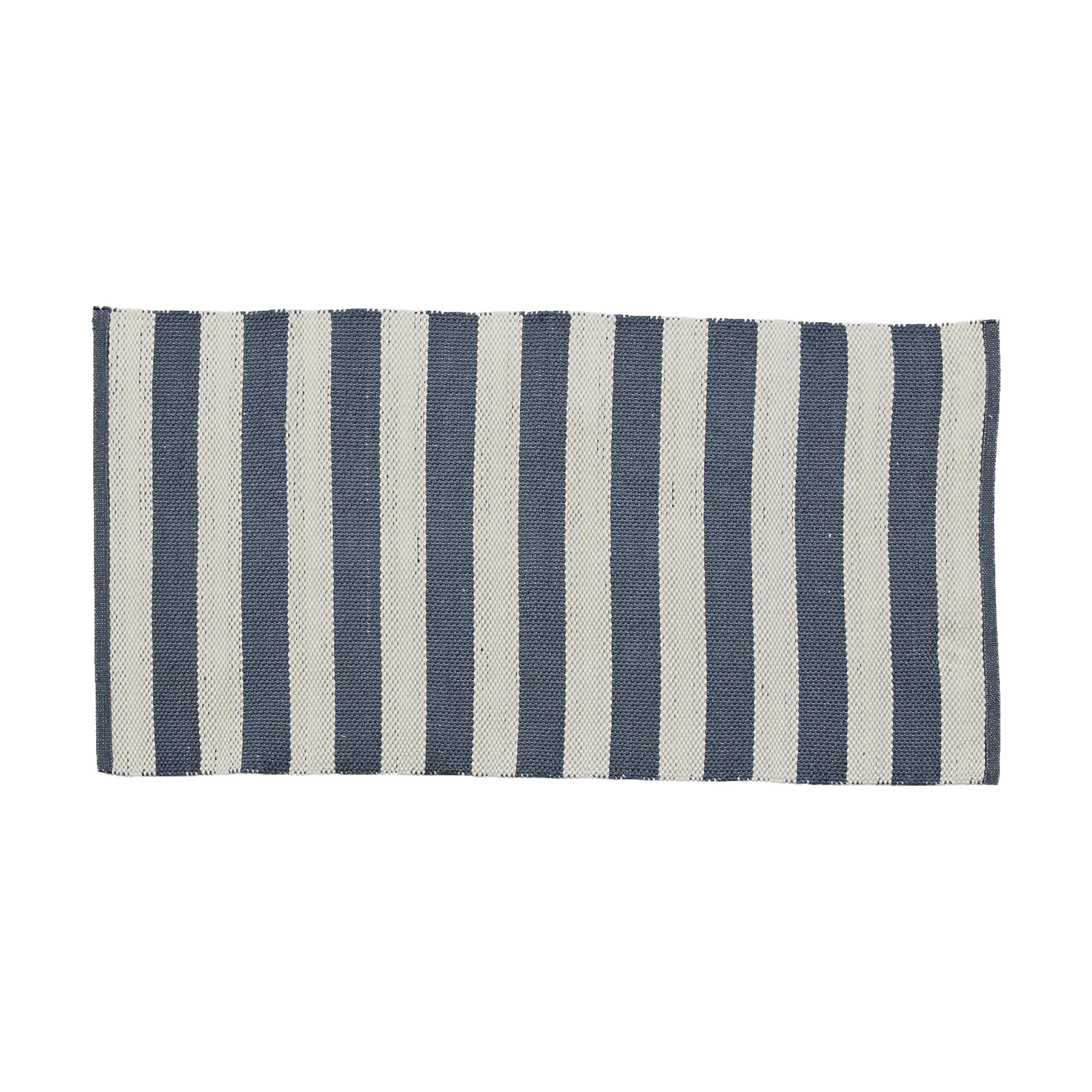 Lene Bjerre Gulvtæpper Strivie Gulvæppe i Grey/Off White, B70 x L140 cm, 2