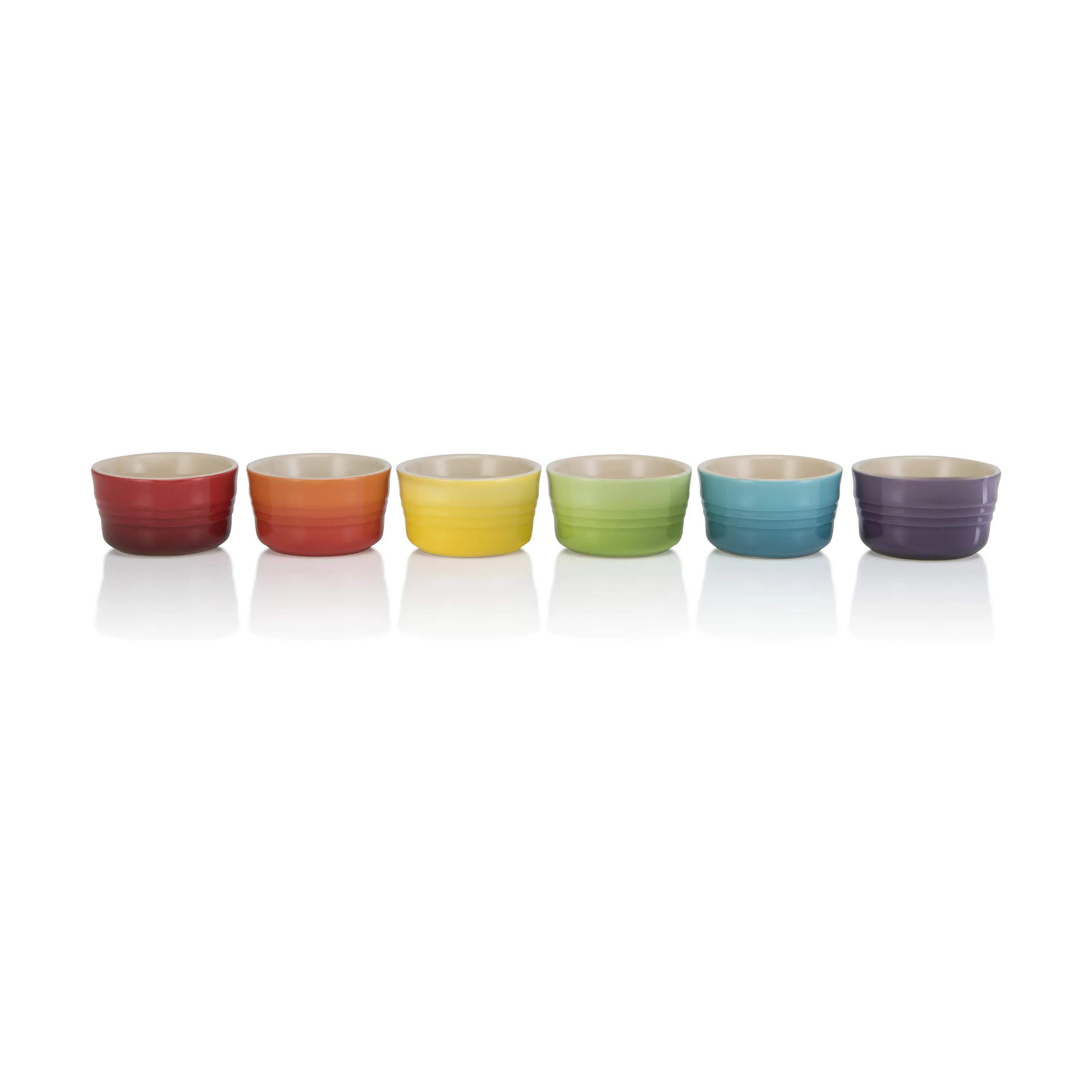 Le Creuset ramekiner Rainbow Ramekiner - 6 stk.