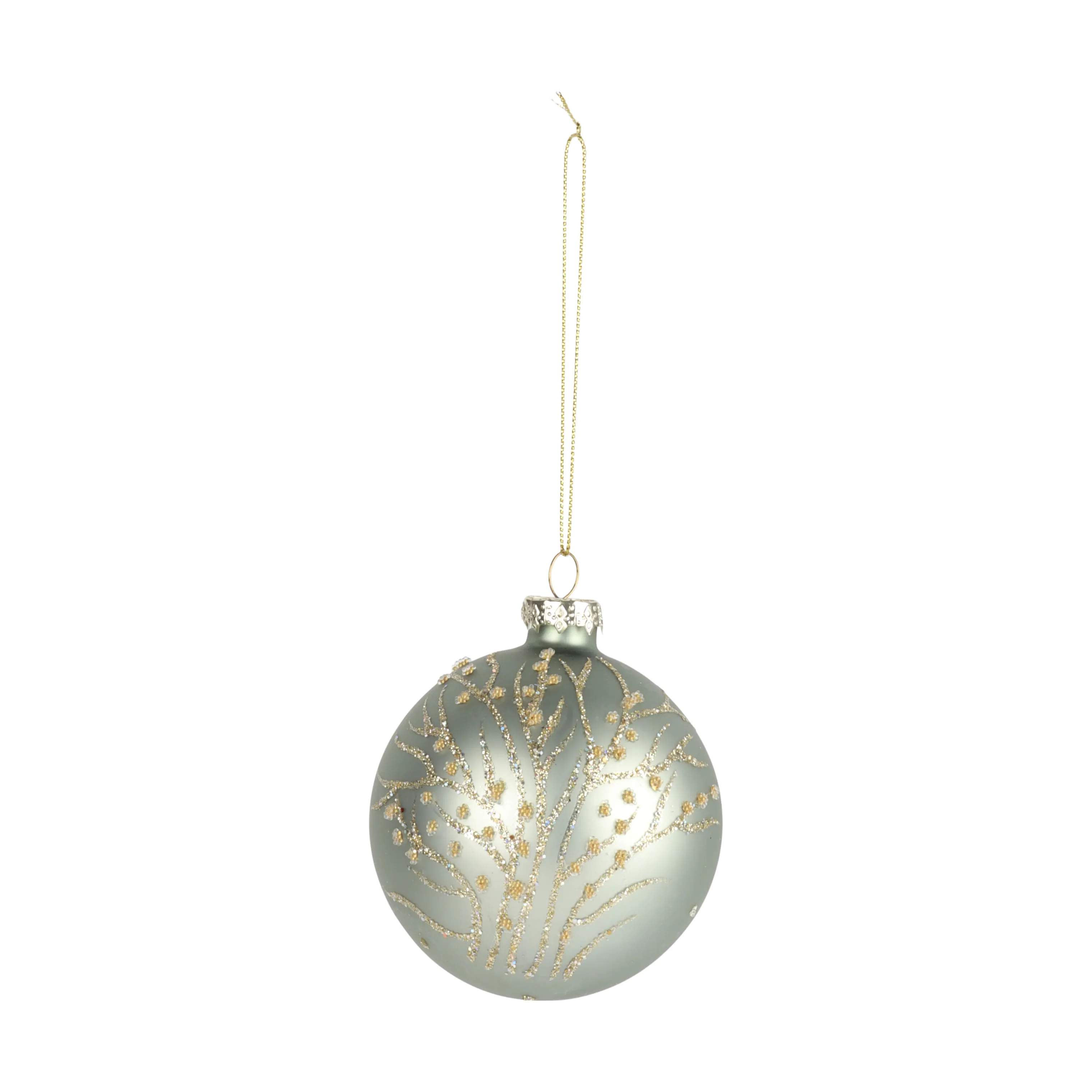 Casa Christmas Julekugler Julekugle i Glimmer grene, 1
